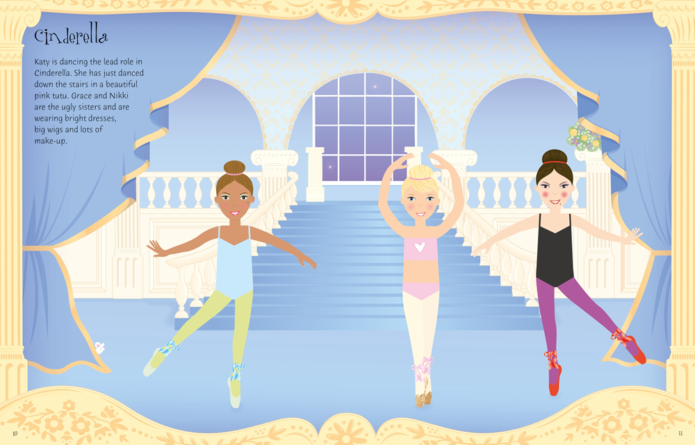 Sticker Dolly Dressing Ballerinas : Usborne