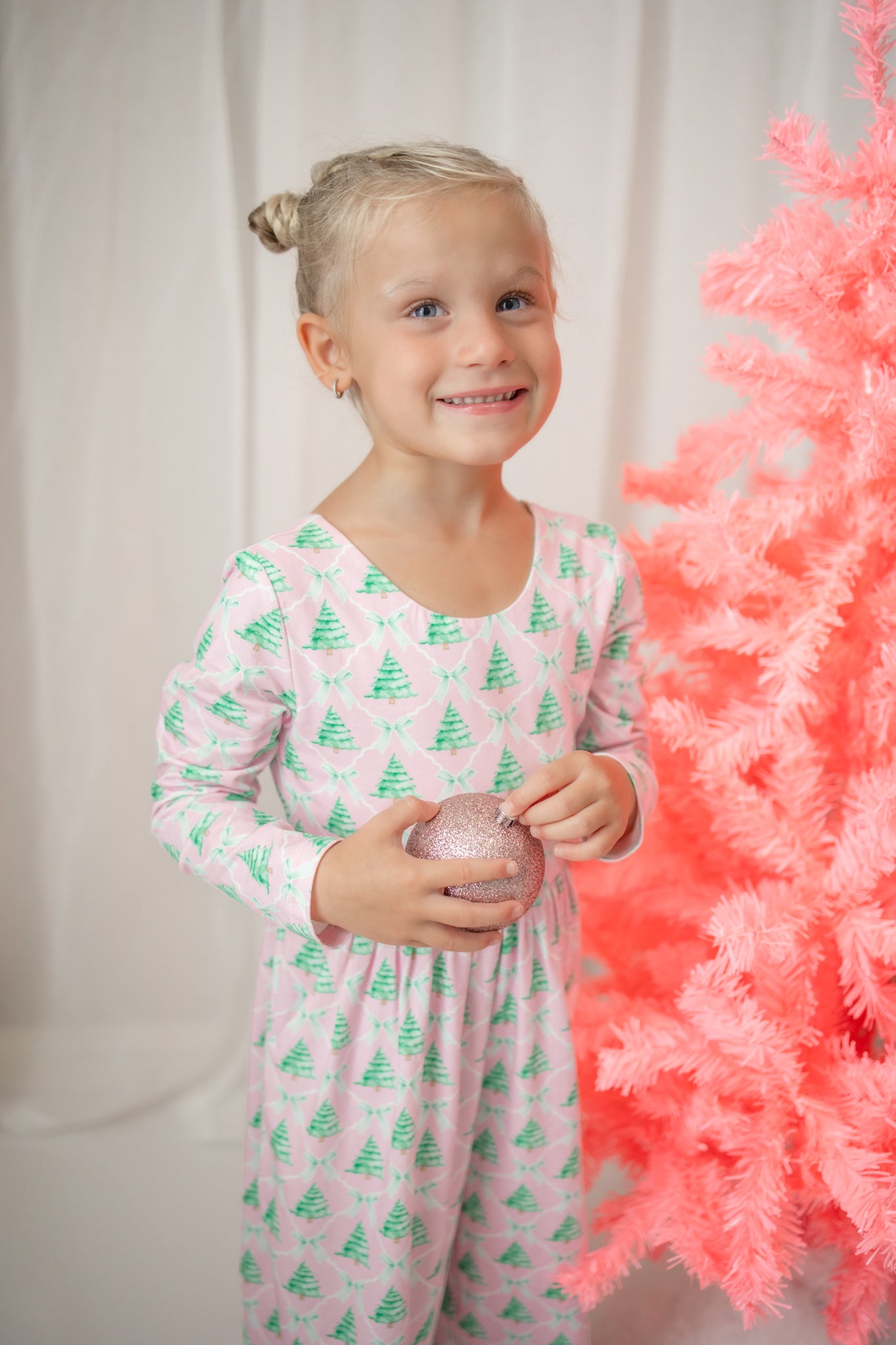 Ivy Romper - Frosted Pink Pines