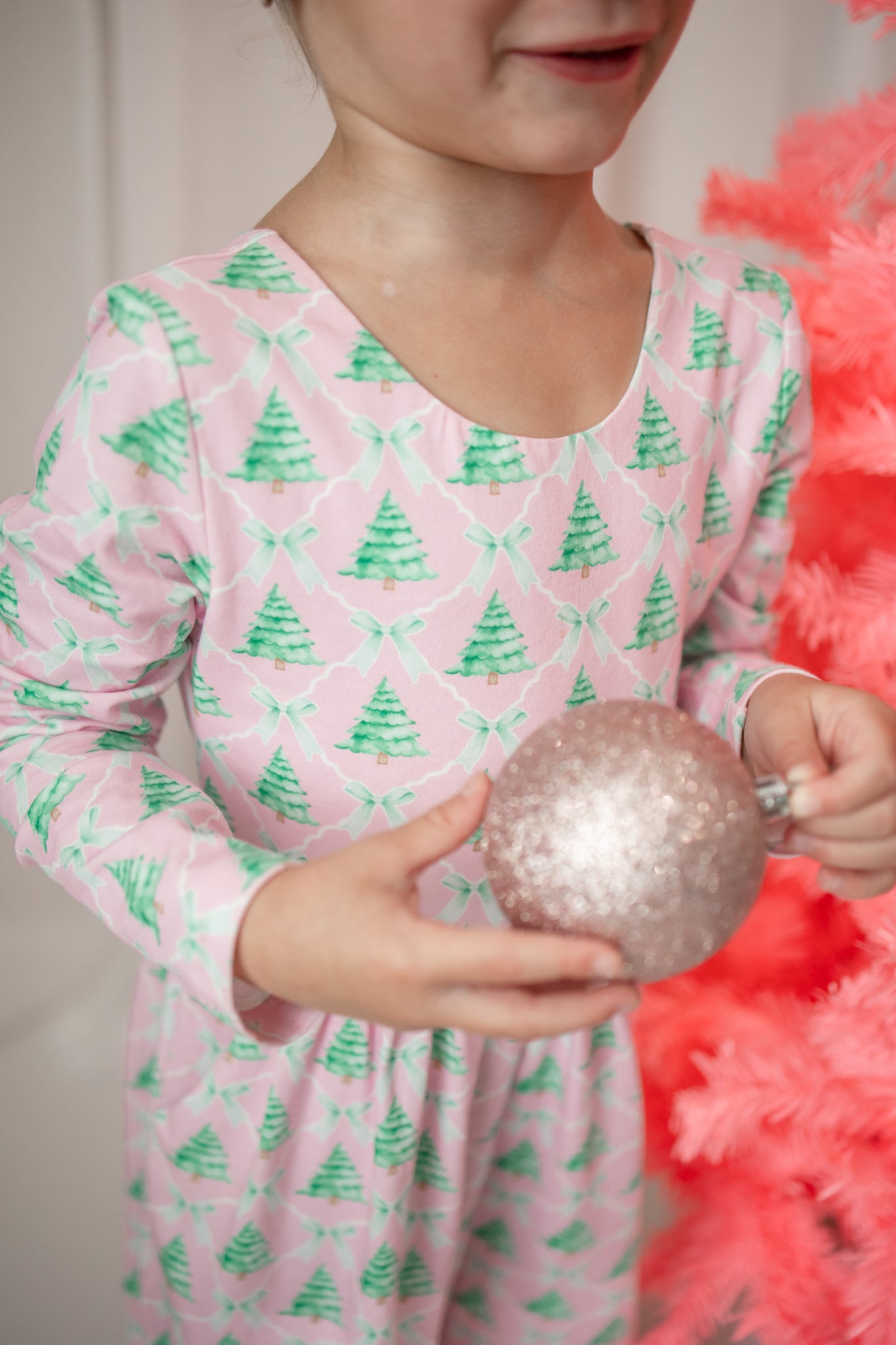 Ivy Romper - Frosted Pink Pines (Pre-Order)