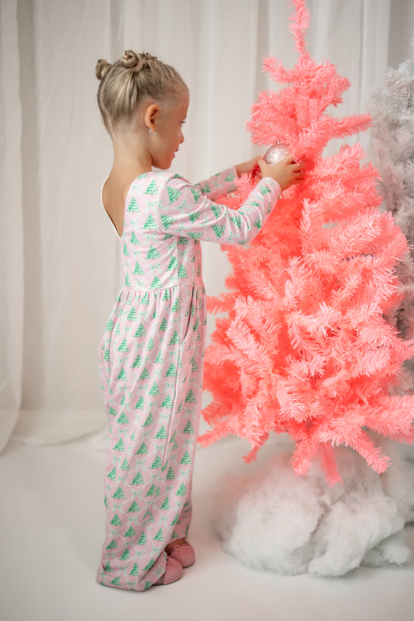 Ivy Romper - Frosted Pink Pines