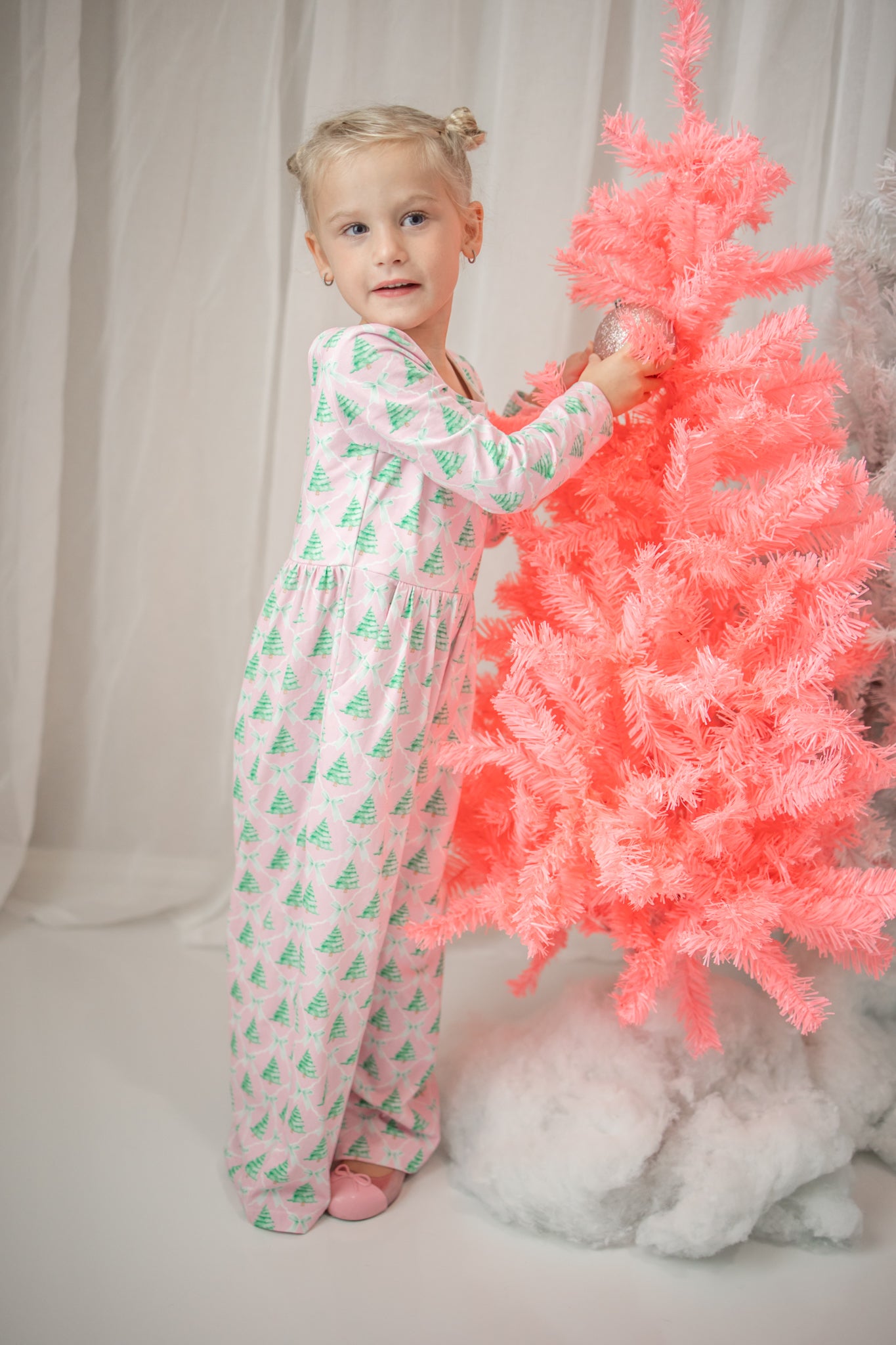 Ivy Romper - Frosted Pink Pines