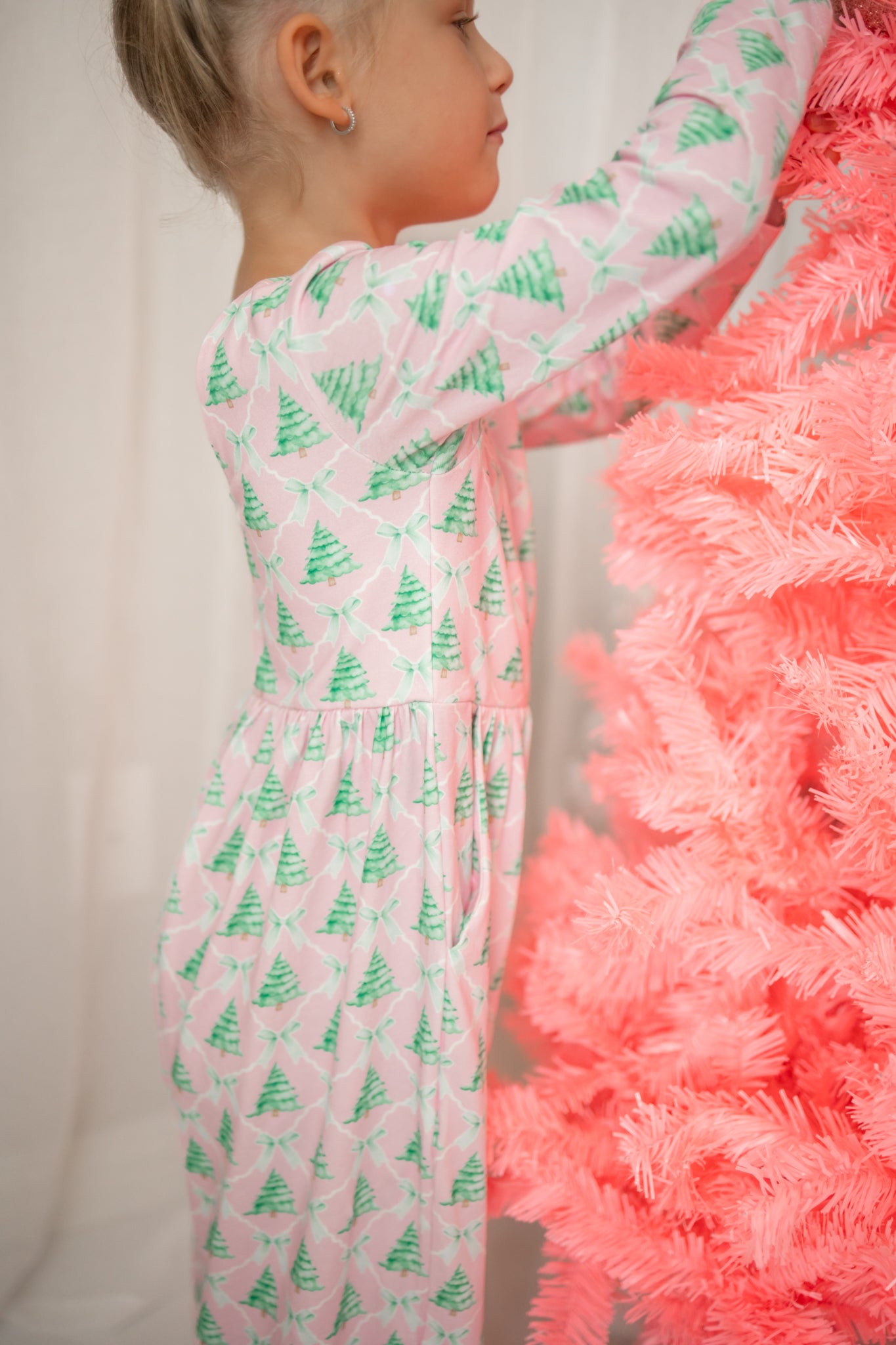 Ivy Romper - Frosted Pink Pines