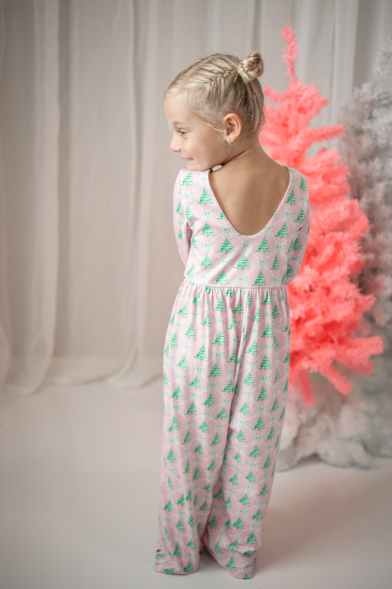 Ivy Romper - Frosted Pink Pines