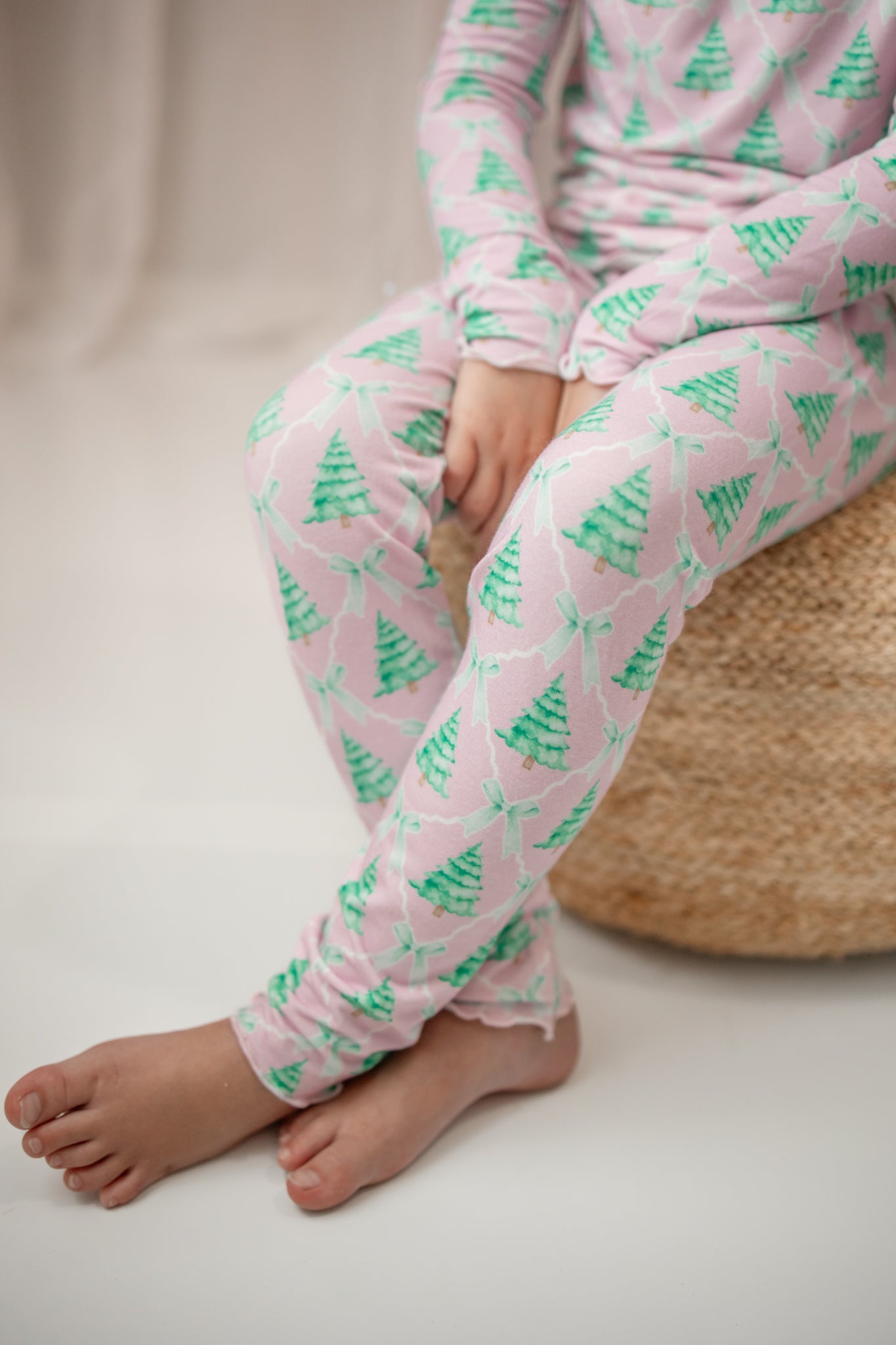 Loungewear Set - Frosted Pink Pines