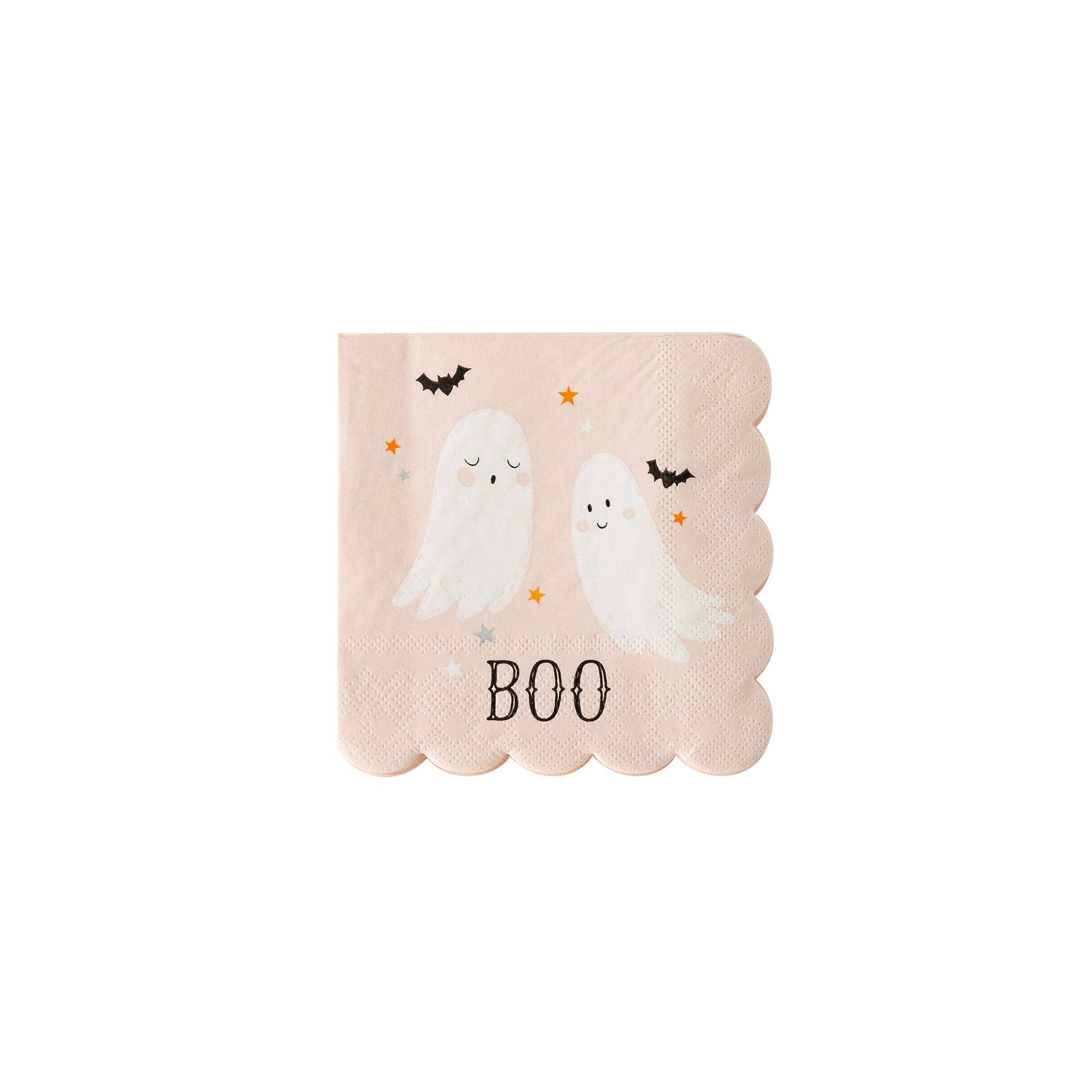 Boo Ghosts Paper Cocktail Napkin - 24 PK