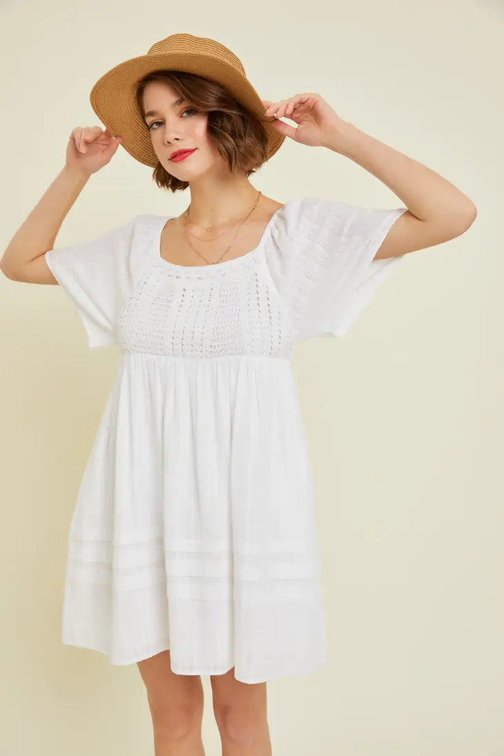 Women's Heyson Crochet Dress | Off White