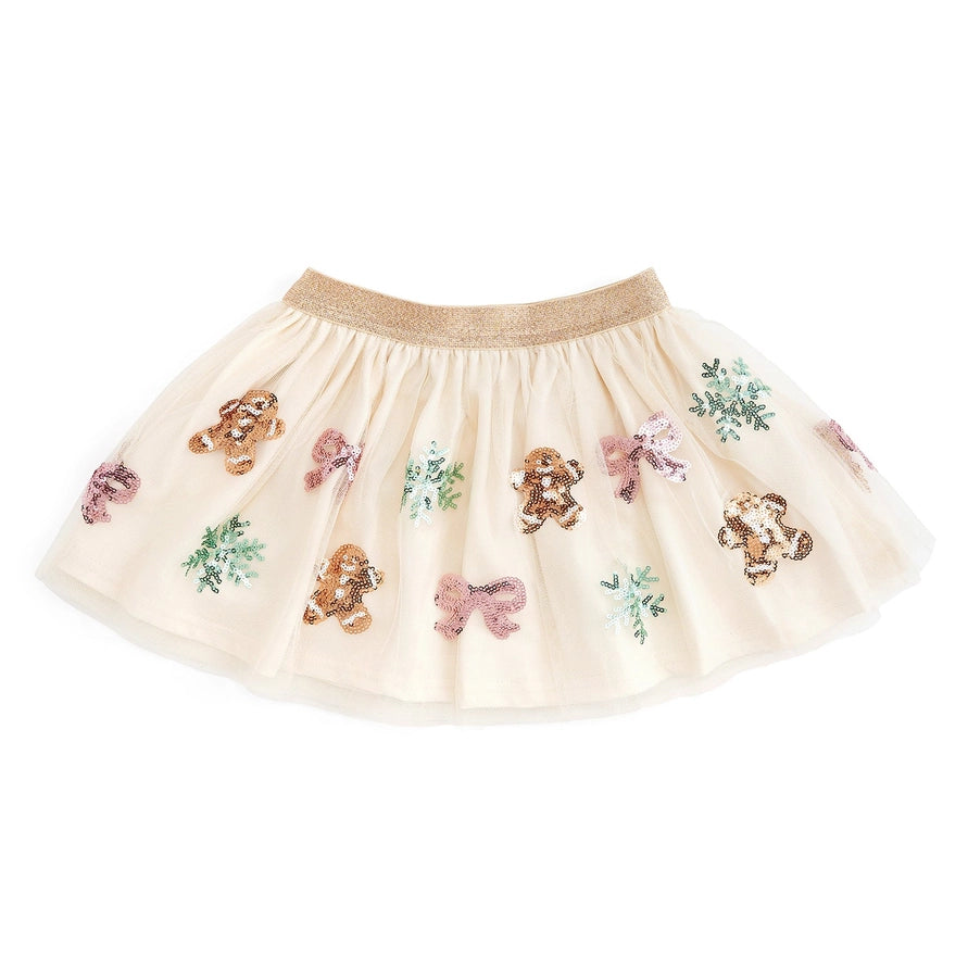 Sweet Wink Tutu - Gingerbread Sequin Christmas