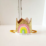 Rainbow Crown Headband