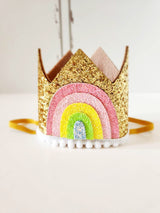 Rainbow Crown Headband