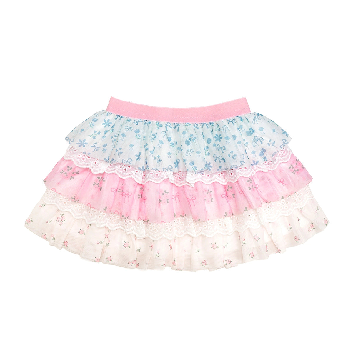Sweet Wink Tiered Tutu - Floral & Lace