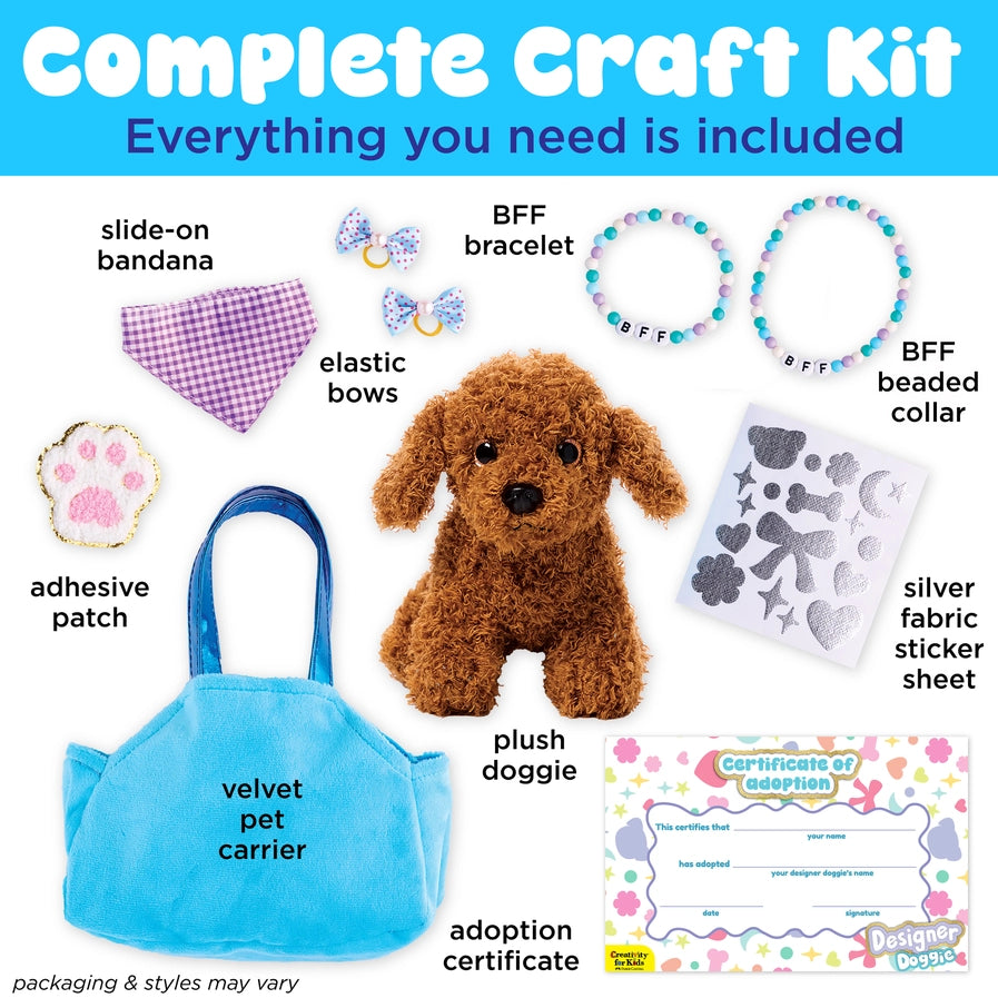 Decorate Your Own Designer Doggie Craft Kit for Kids