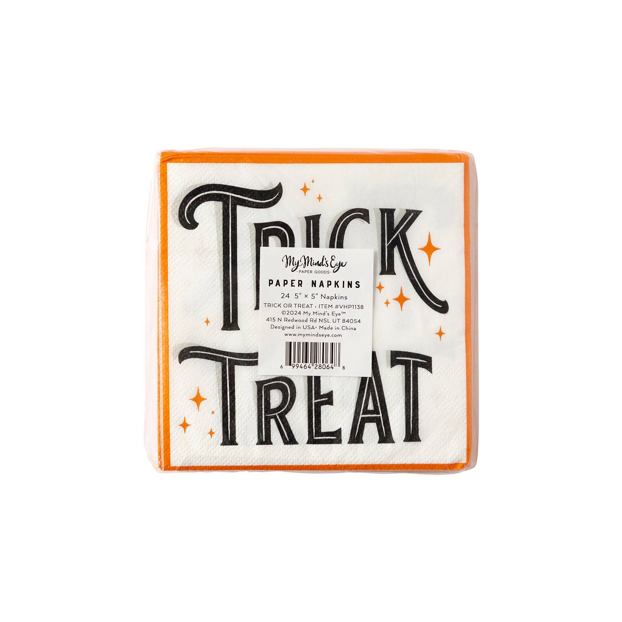 Trick or Treat Cocktail Napkin - 24 PK