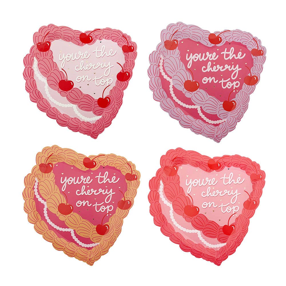 You're The Cherry On Top Dessert Plates - 8 PK