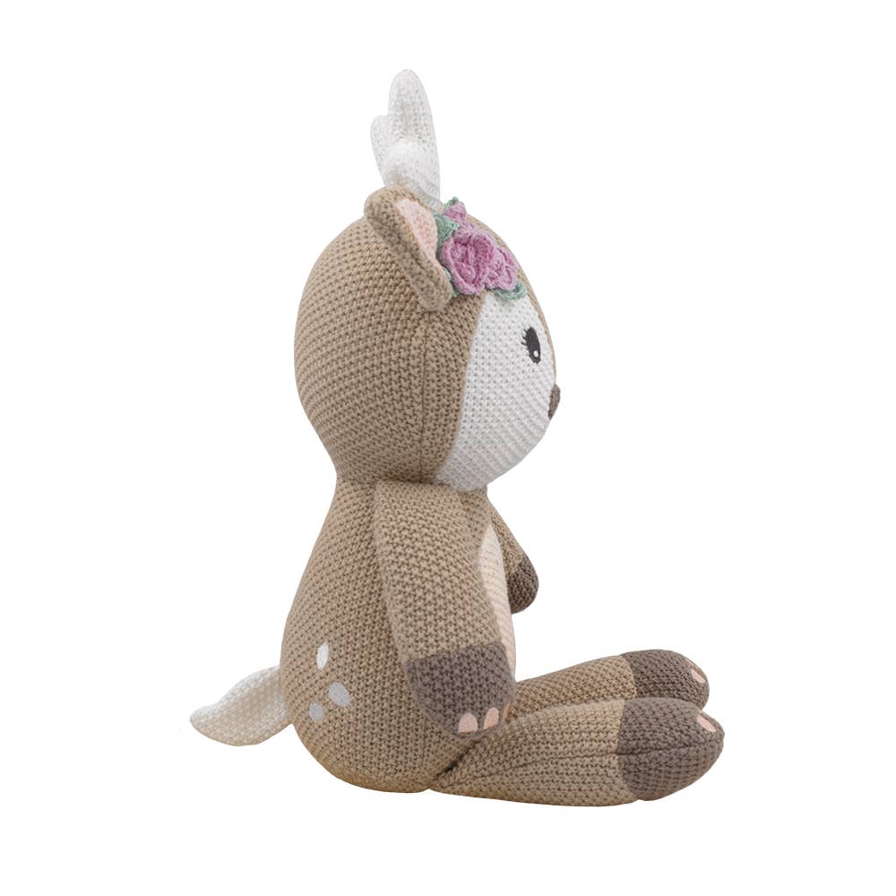 Ava the Fawn Knitted Toy Doll