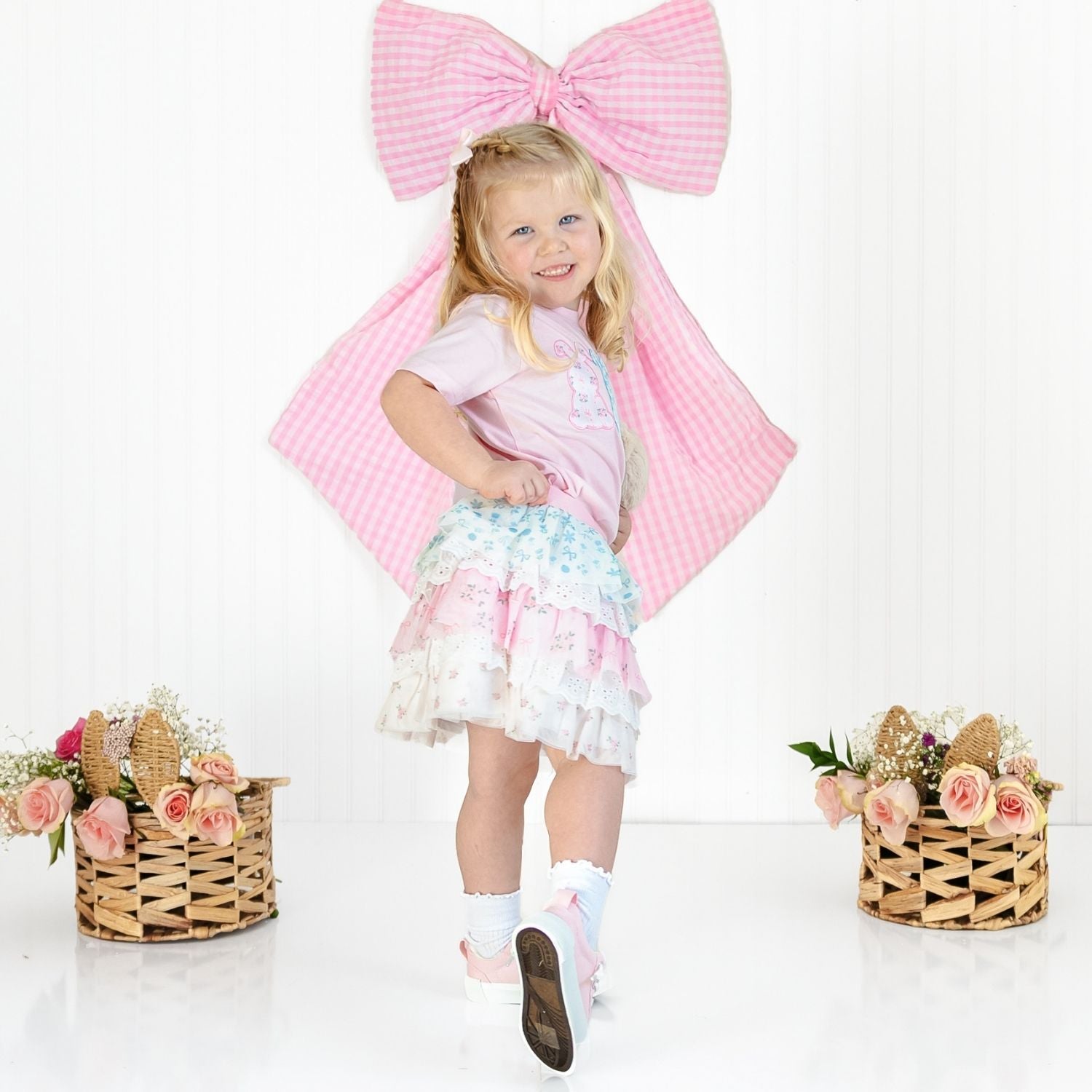 Sweet Wink Tiered Tutu - Floral & Lace