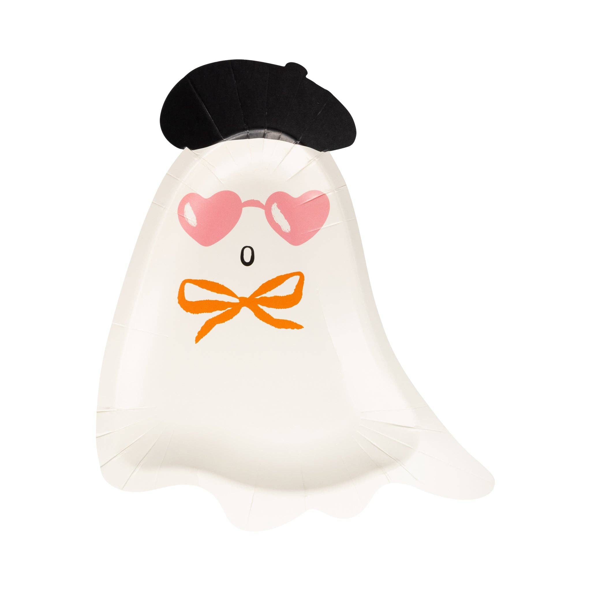 Boo La La Ghost Shaped Paper Plate - 8 PK