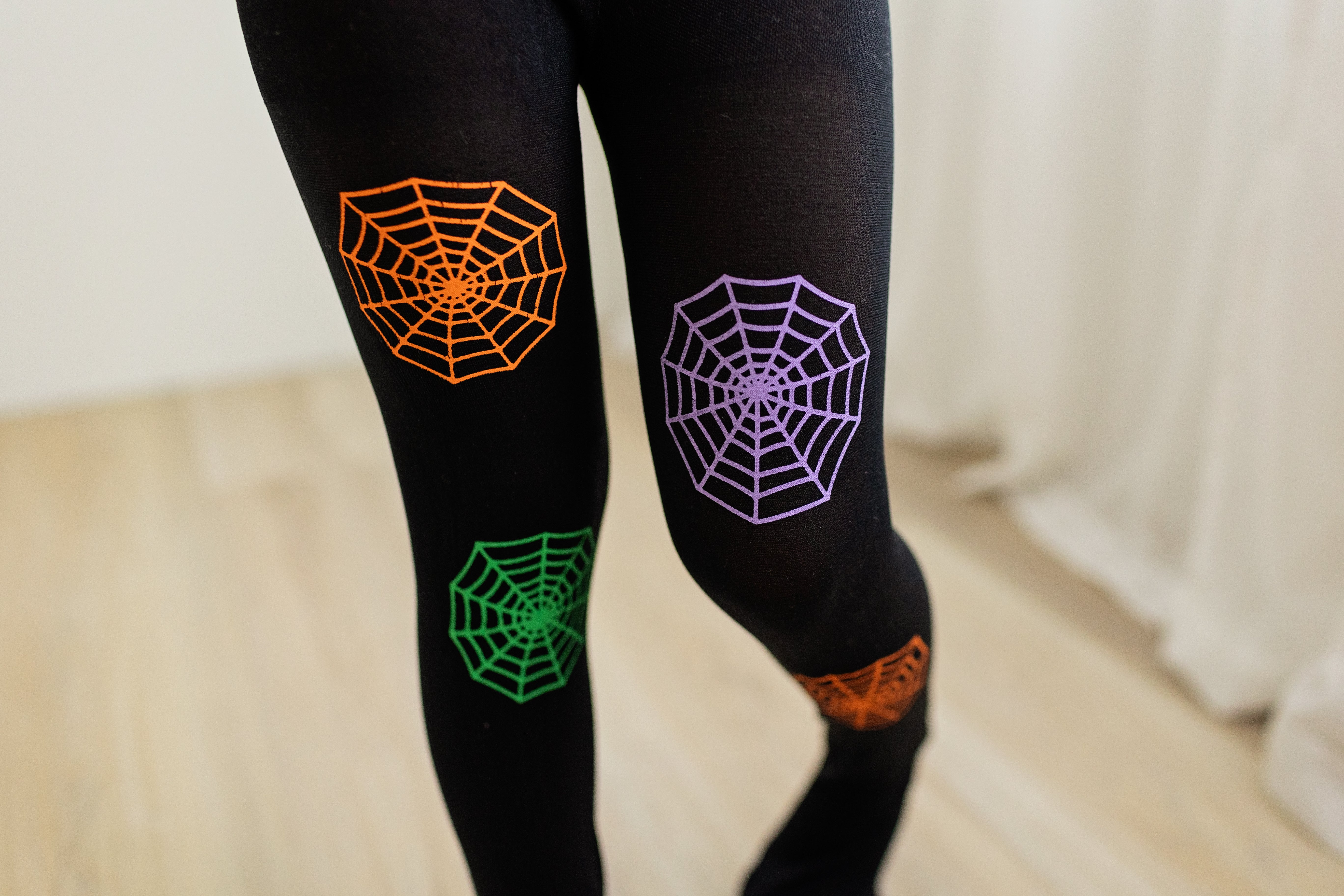 Halloween Tights - Spider Web Sweets