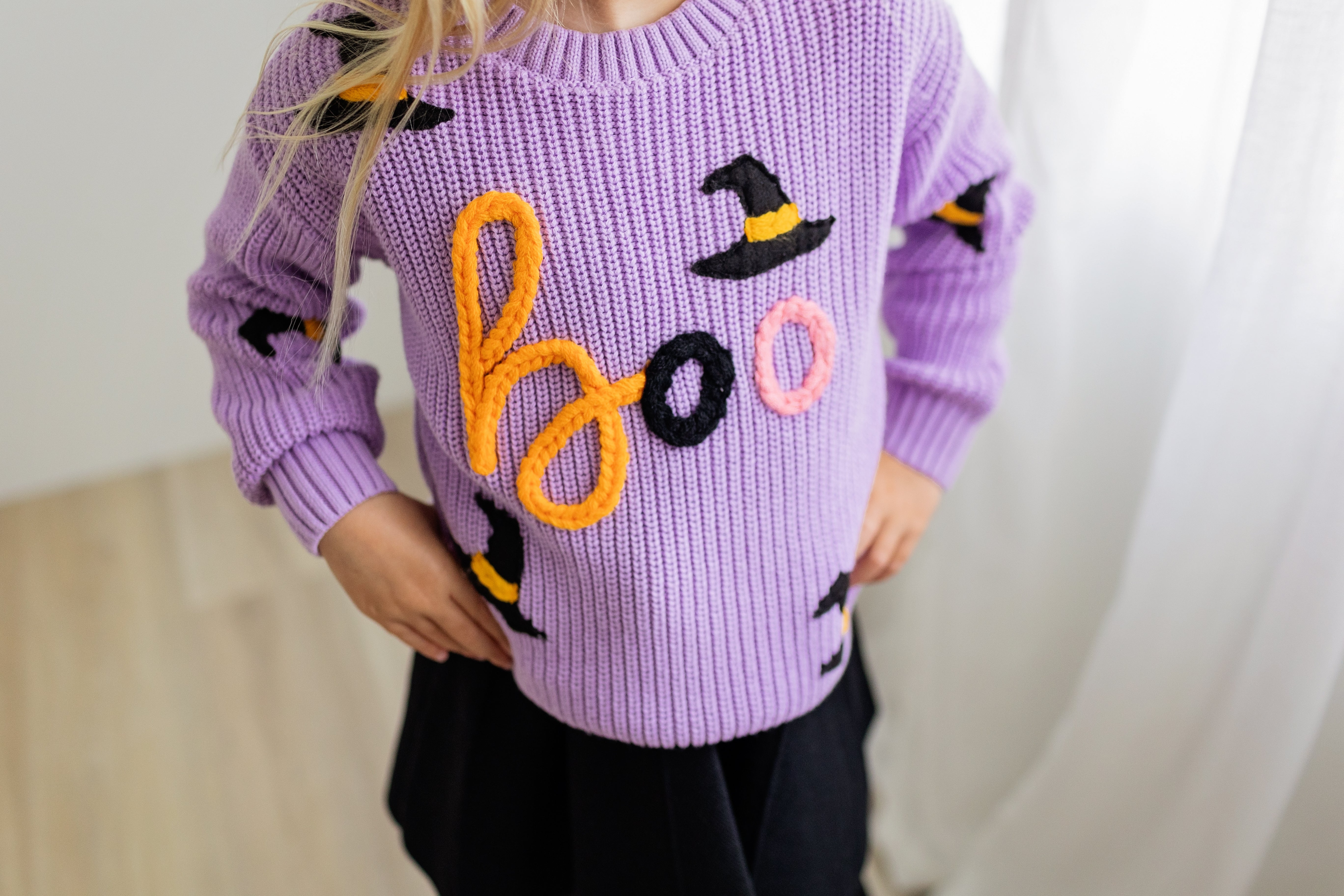 Embroidered Sweater - Boo