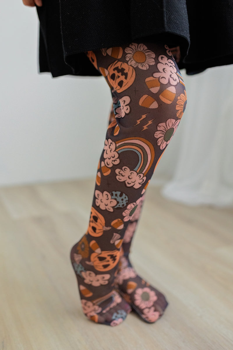 Halloween Tights - Pumpkin Party