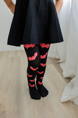 Halloween Tights - Blushing Bat