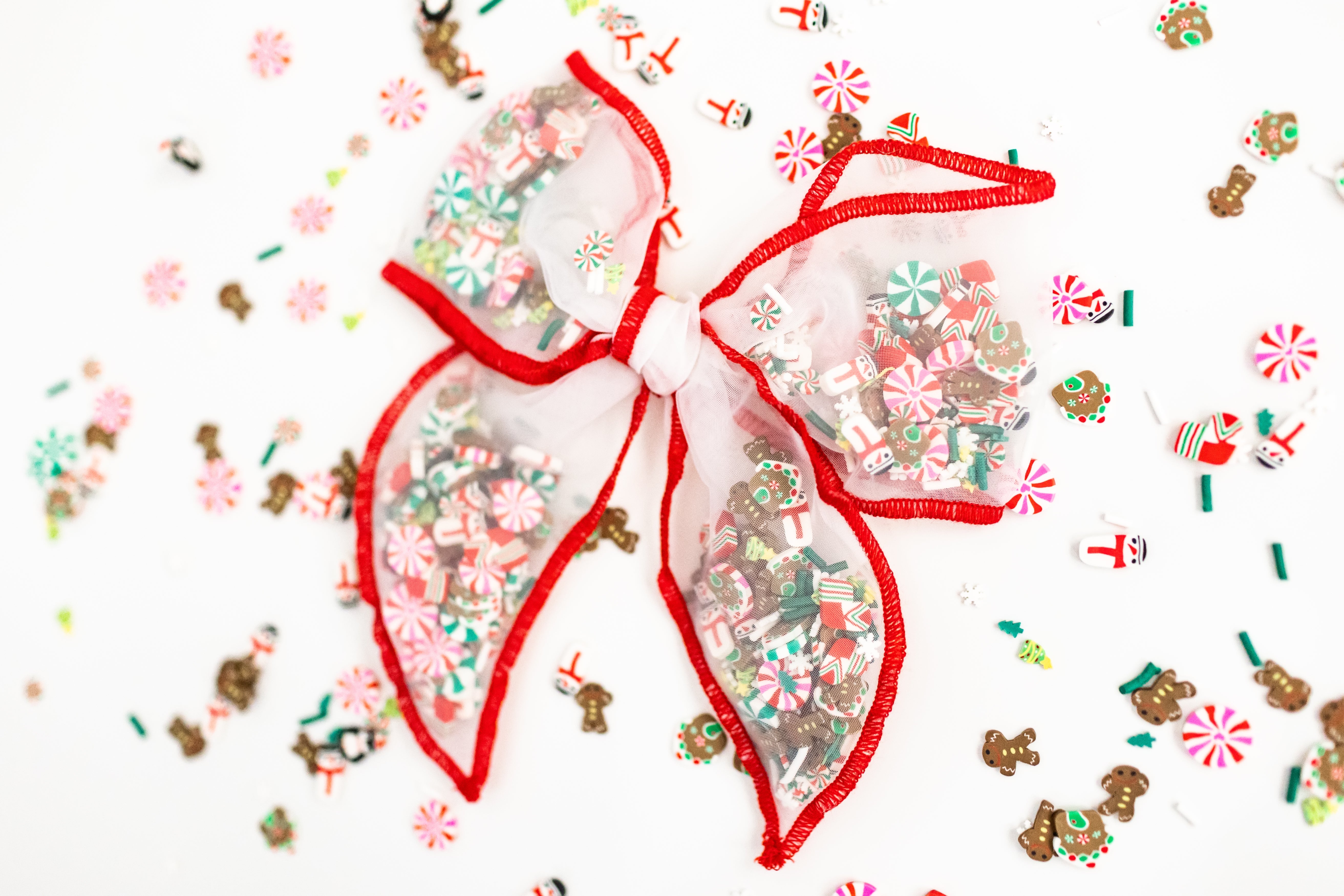 Mesh Shaker Bow - Whimsical Winter Wonderland (PRE-ORDER)