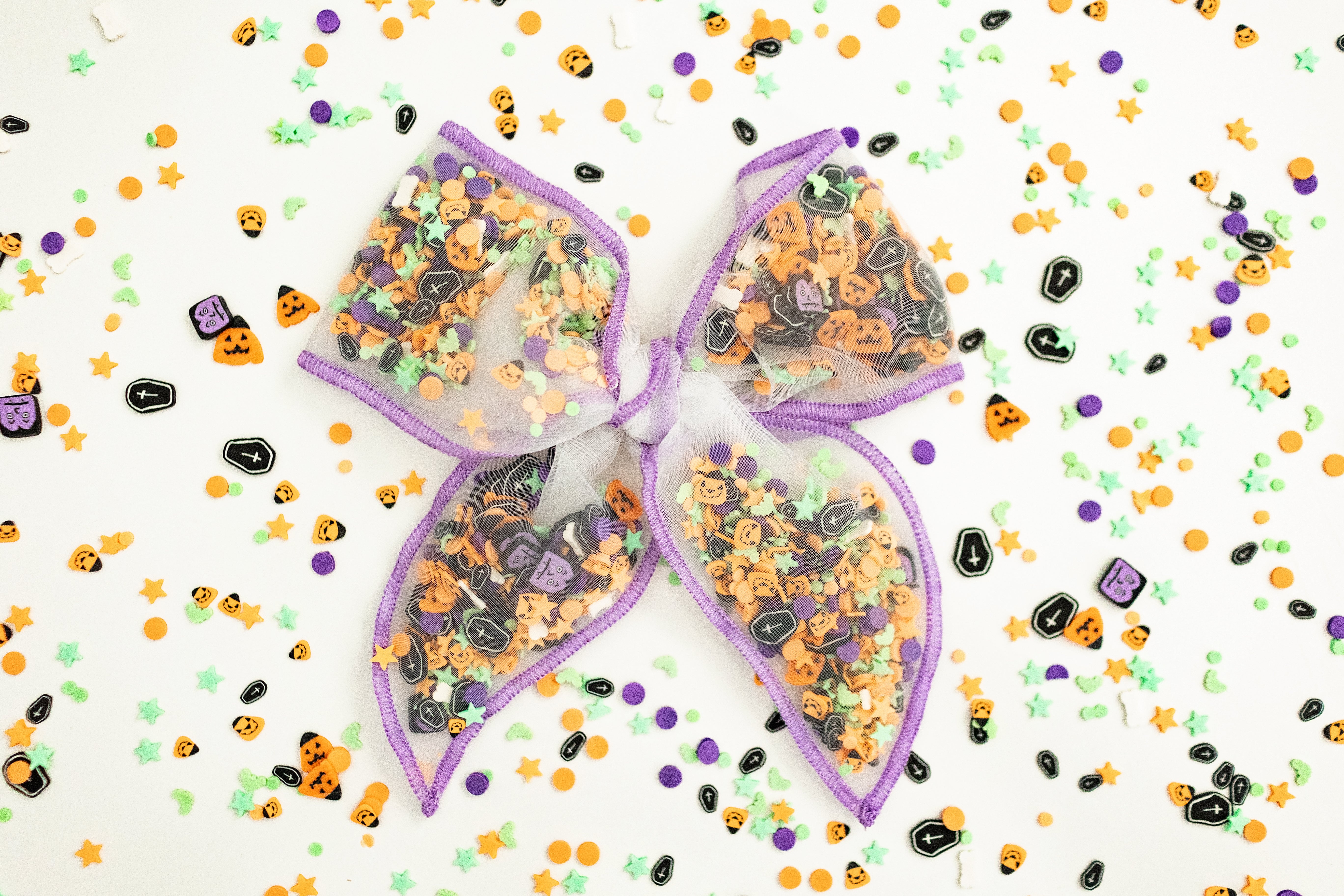 Mesh Shaker Bow - Pumpkin Patch Party