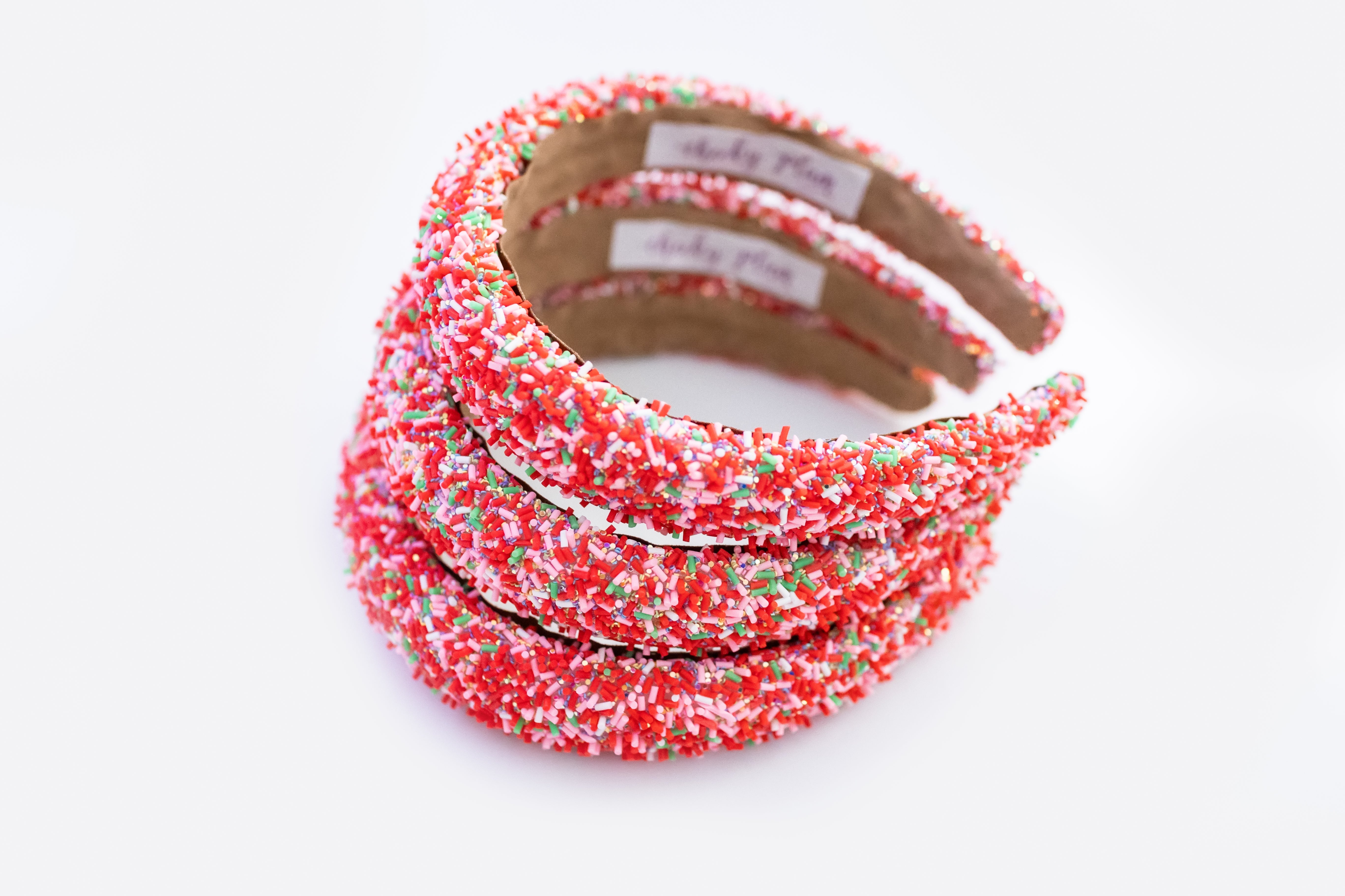 Beaded Headband - Christmas Confection (Final Sale)