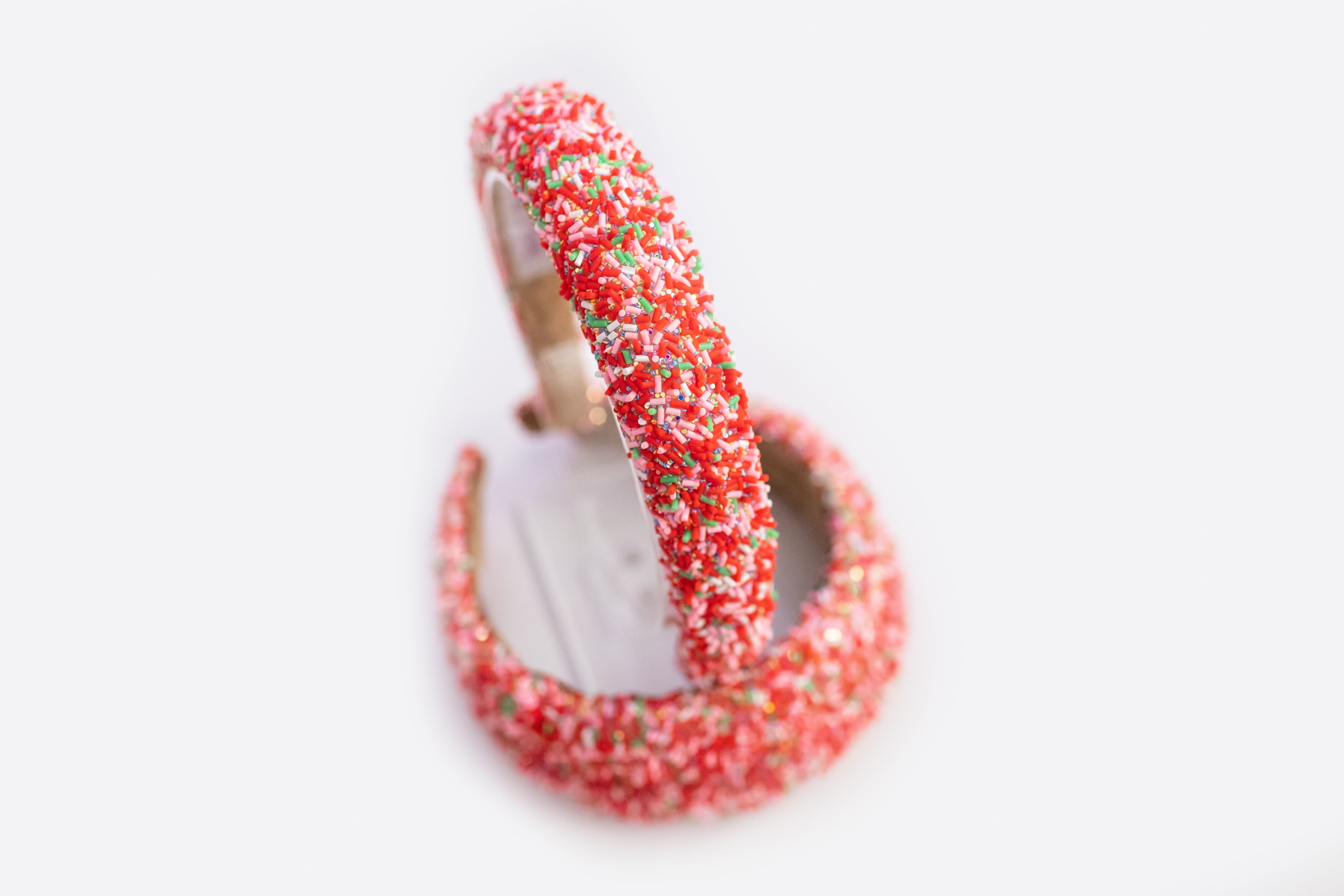 Beaded Headband - Christmas Confection