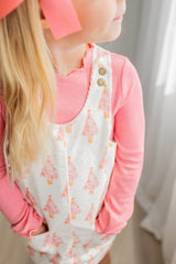 Parker Corduroy Jumper Set - Pink Pines