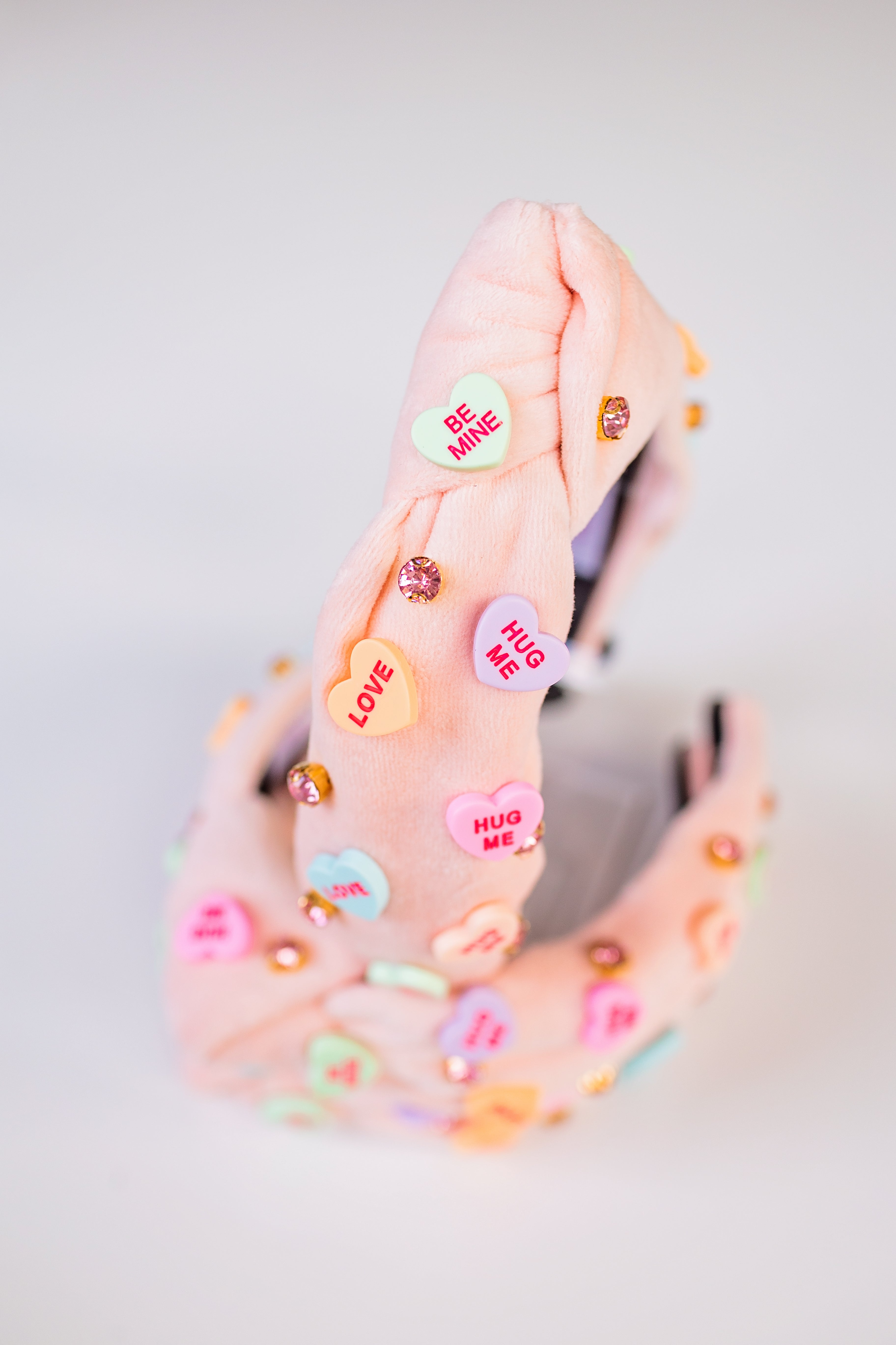 Beaded Headband - Candy Hearts