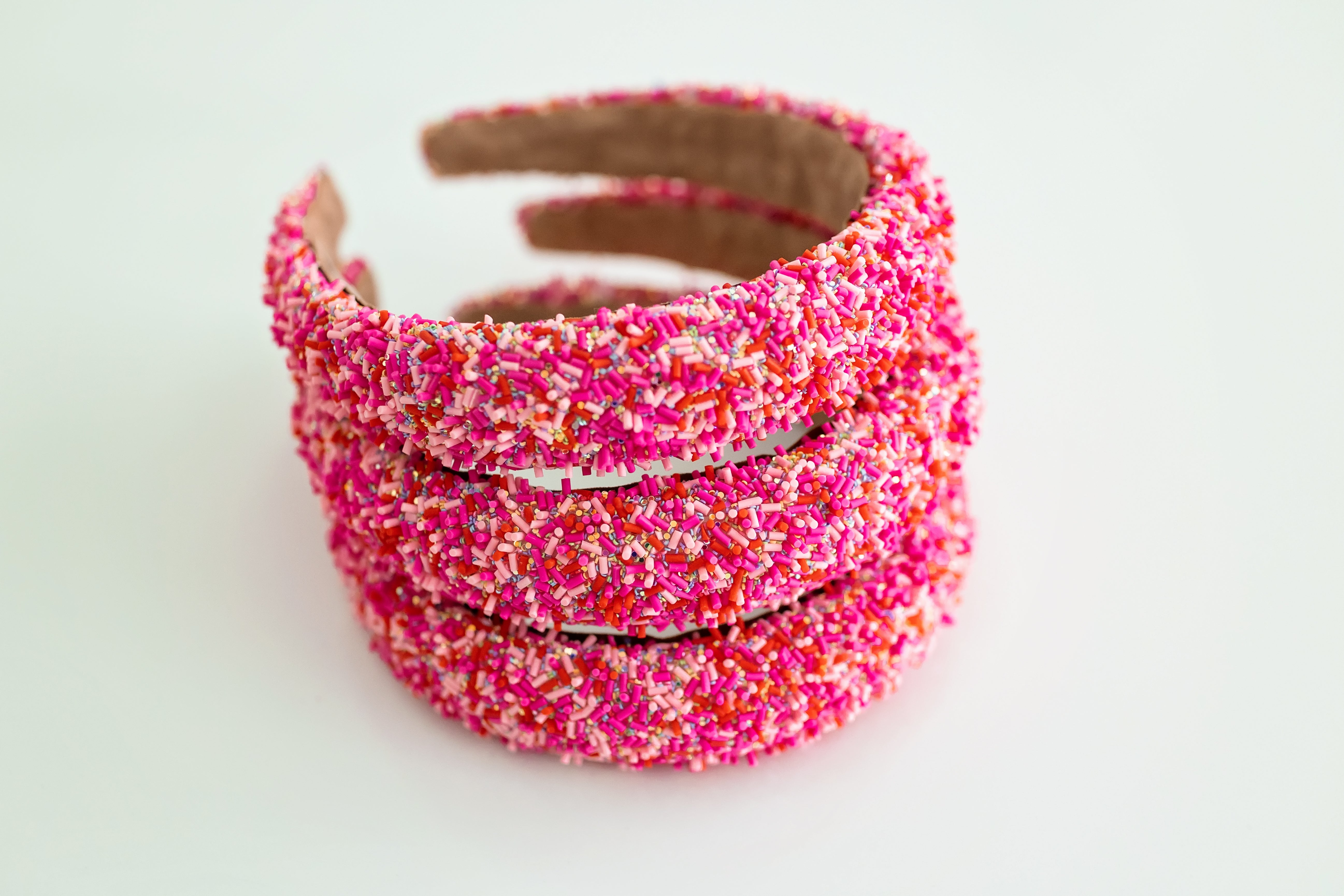 Beaded Headband - Sweetheart Sprinkle