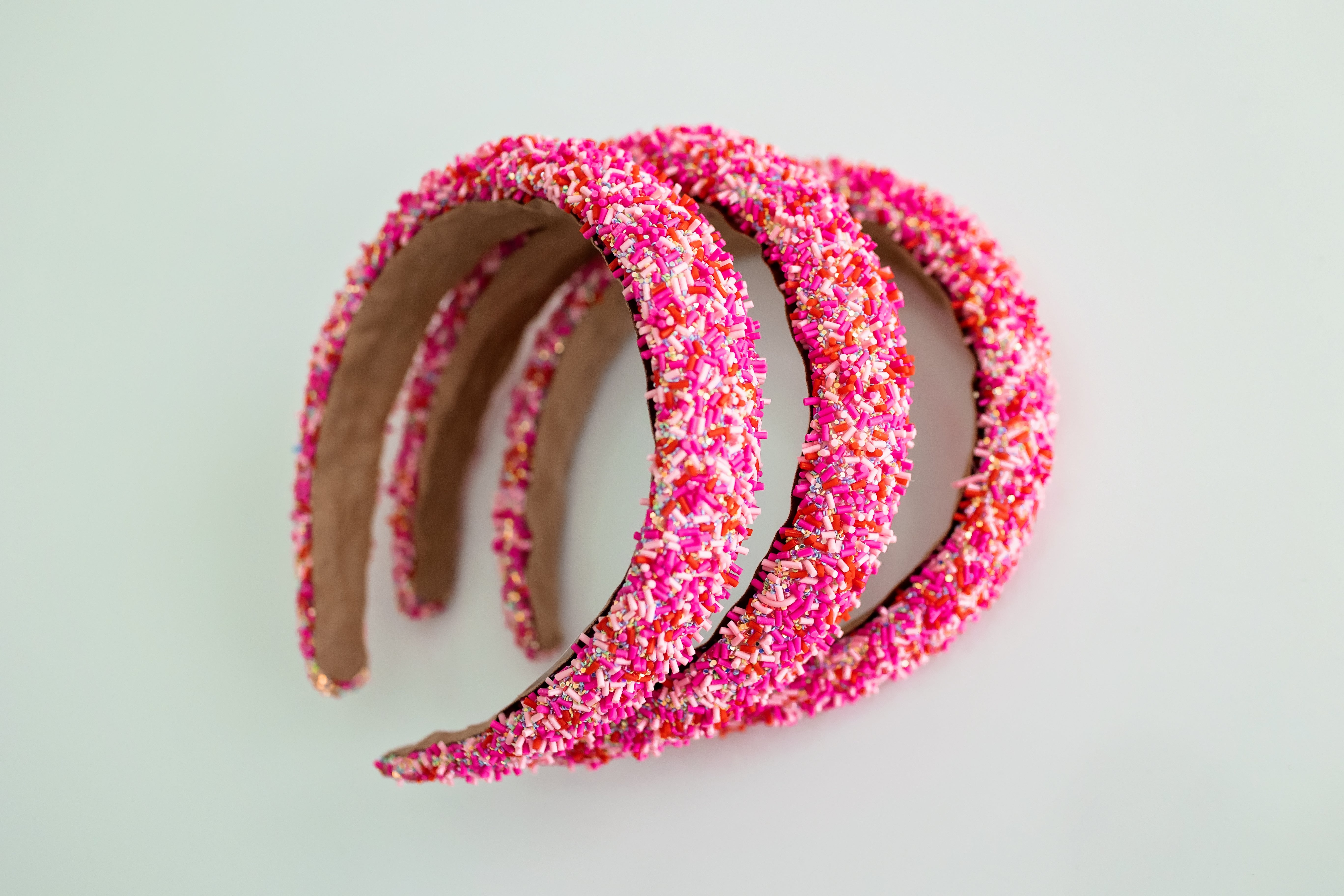 Beaded Headband - Sweetheart Sprinkle