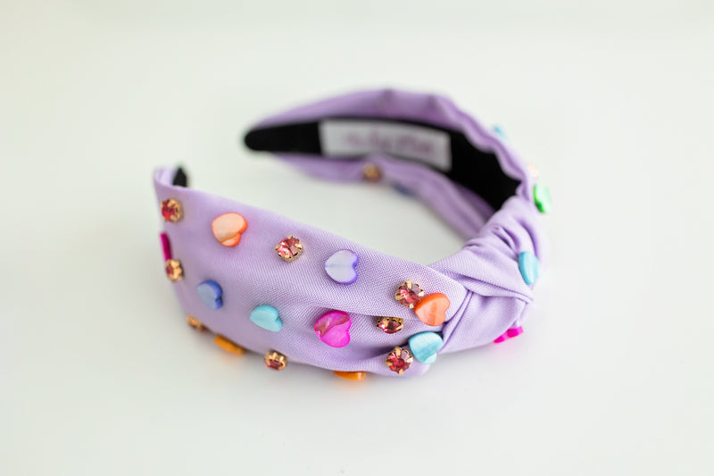 Beaded Headband - Lavender Loveburst