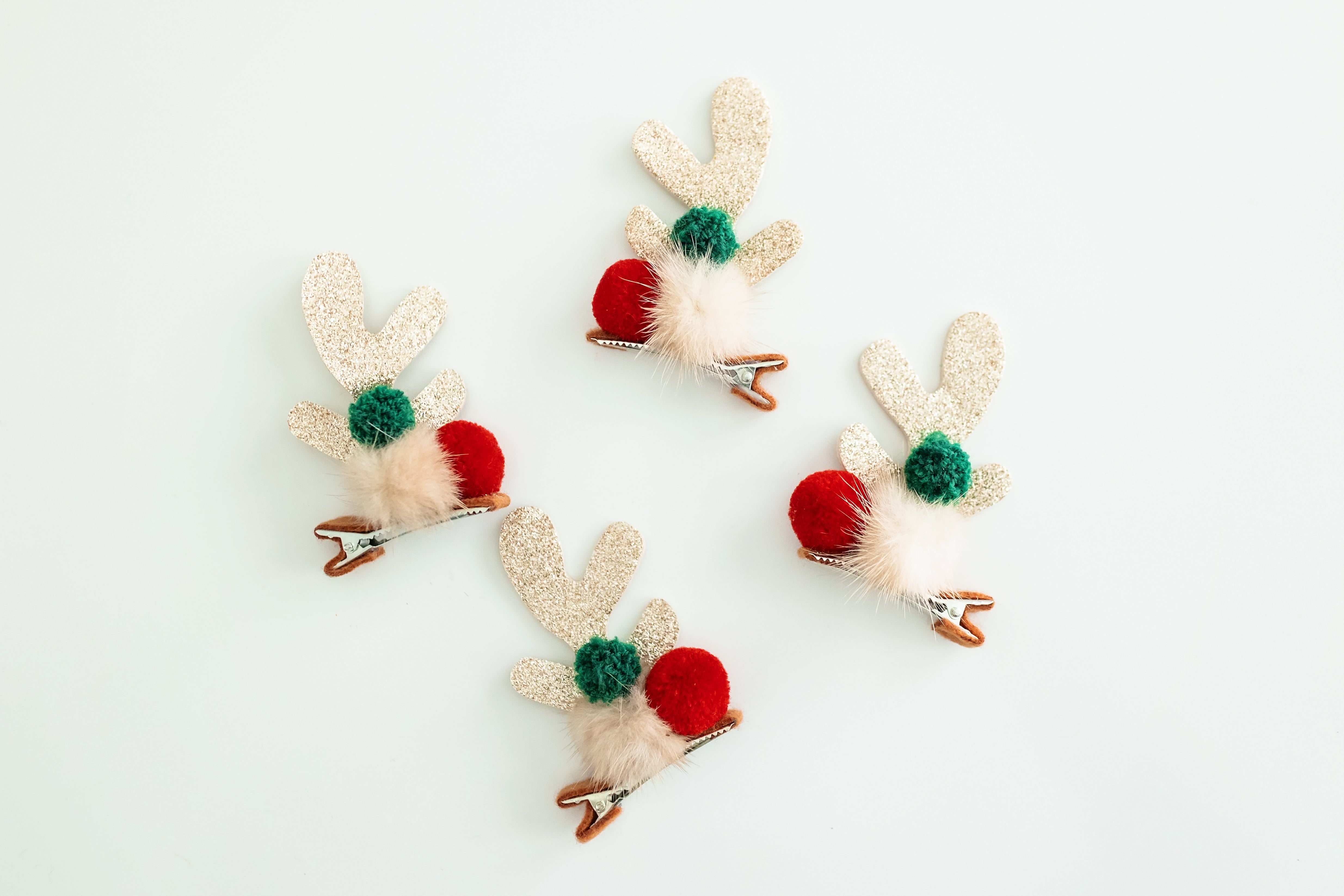 Hair Clip - Festive Fawn