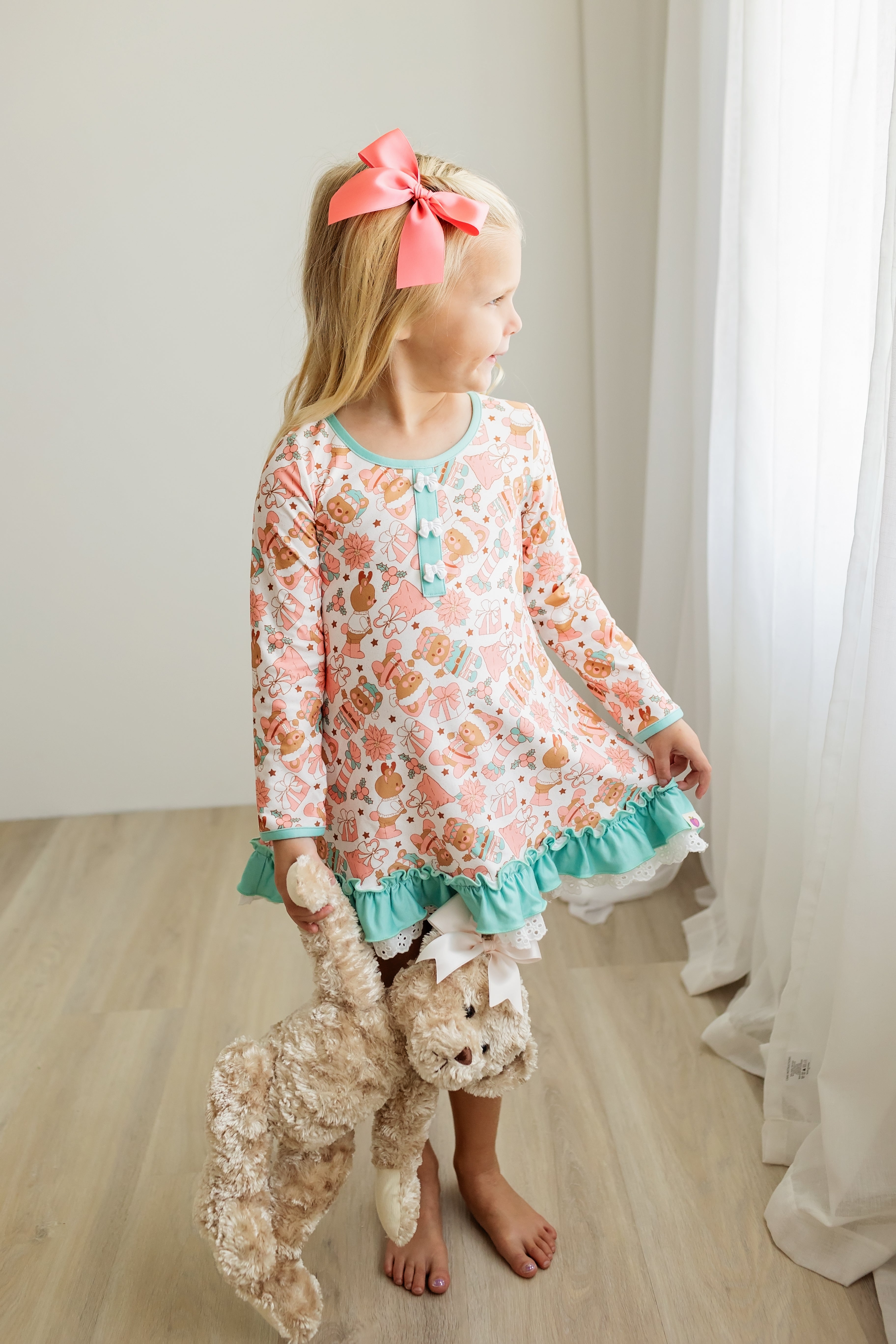 Loungewear Gown - Santa's Little Helper