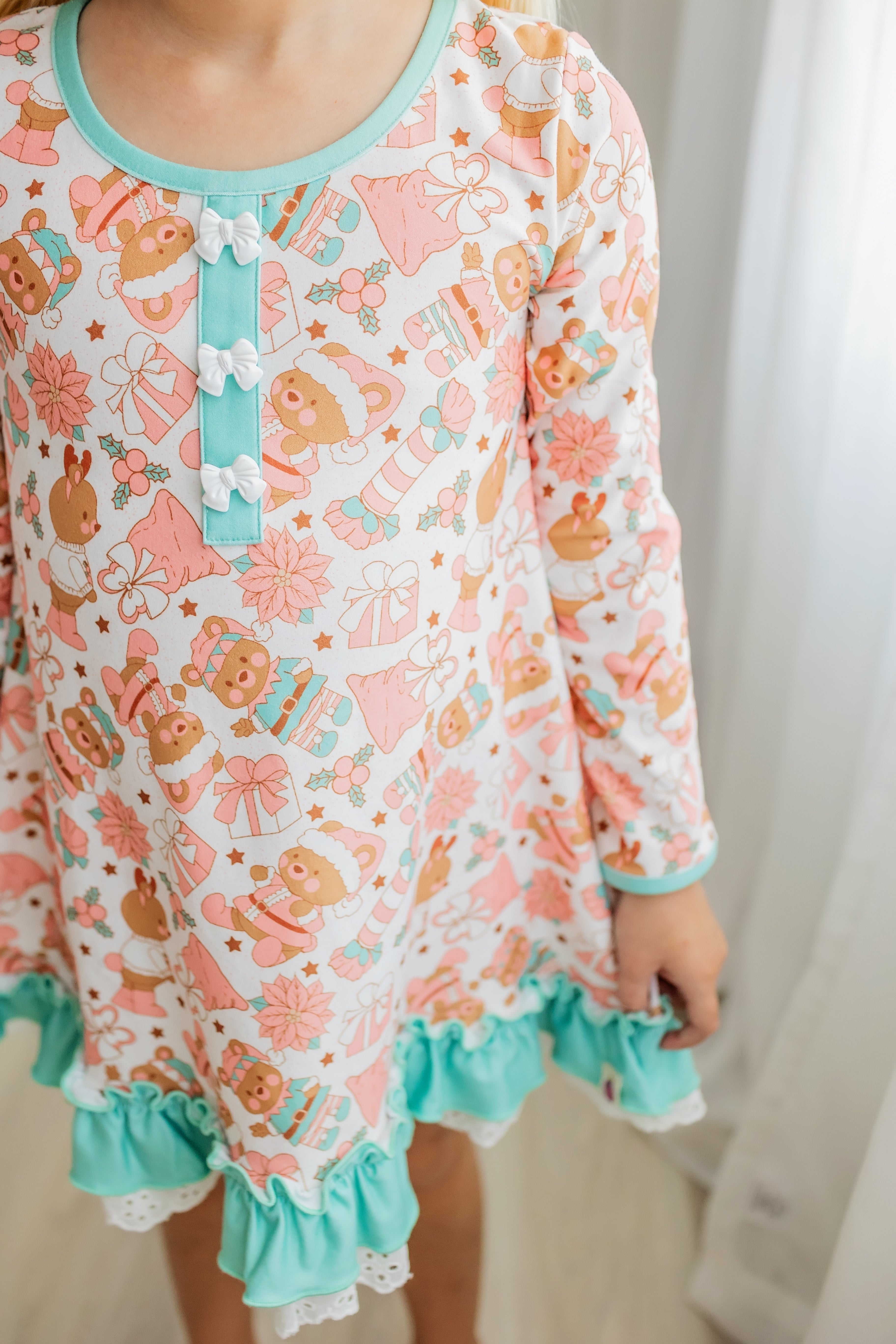 Loungewear Gown - Santa's Little Helper