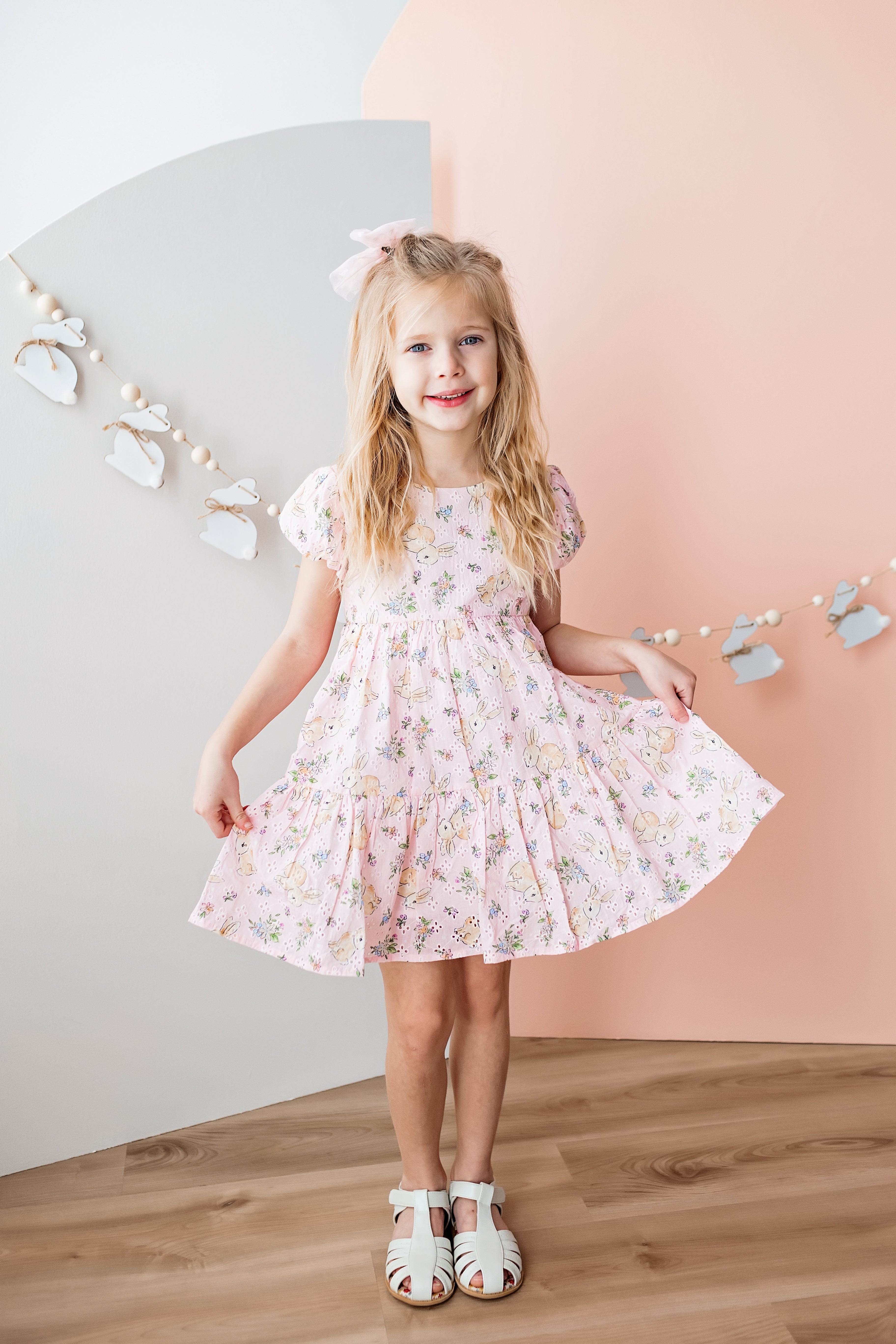 Eyelet Dress - Bunny Bliss (Pre-Order)