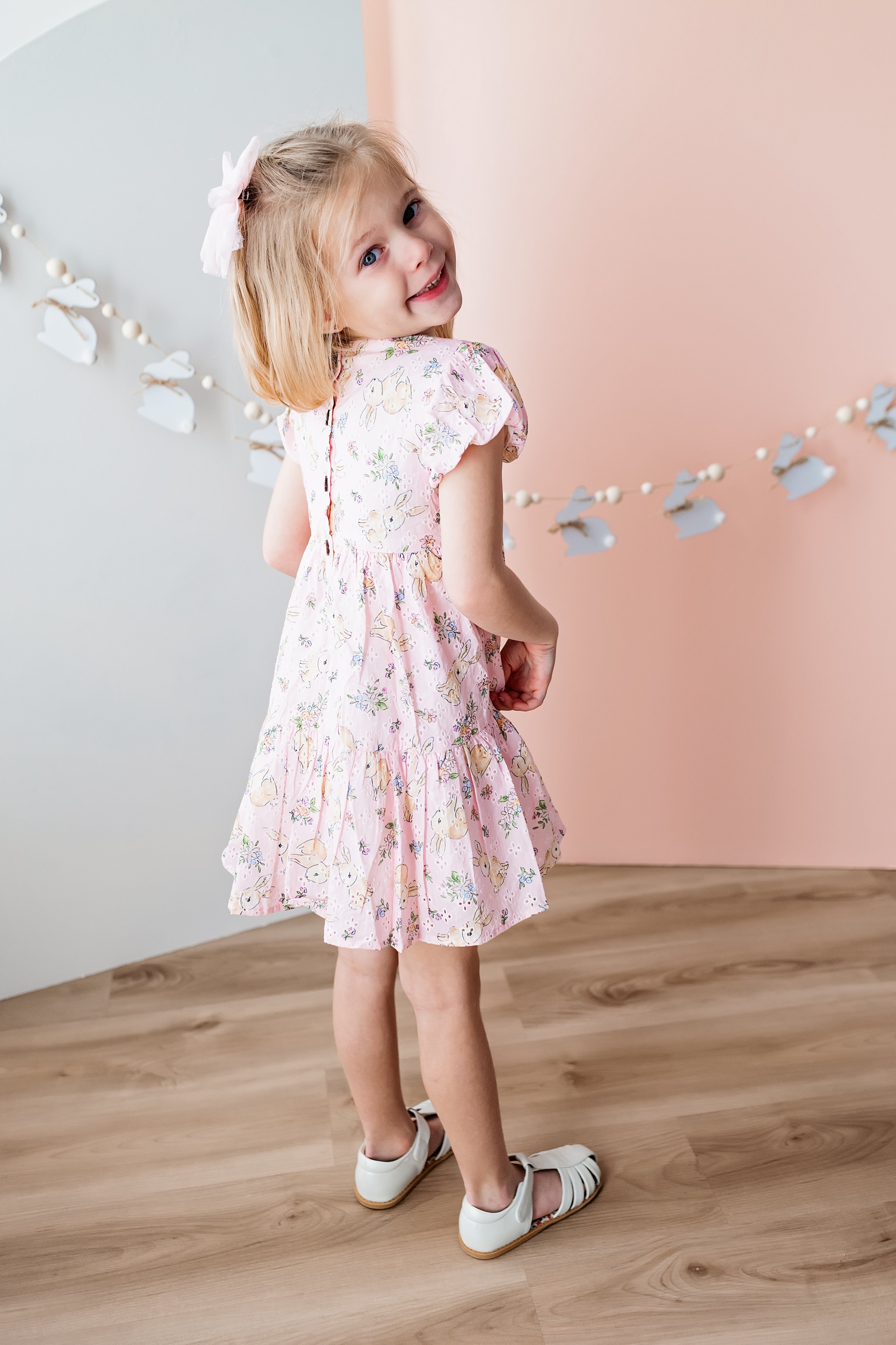 Eyelet Dress - Bunny Bliss (Pre-Order)