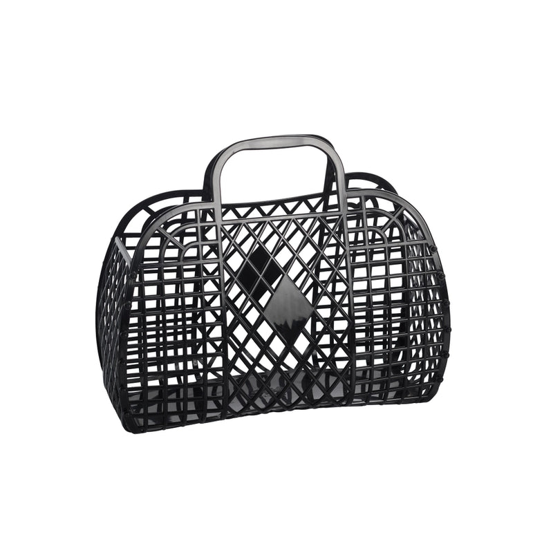 Retro Basket Jelly Bag - Black