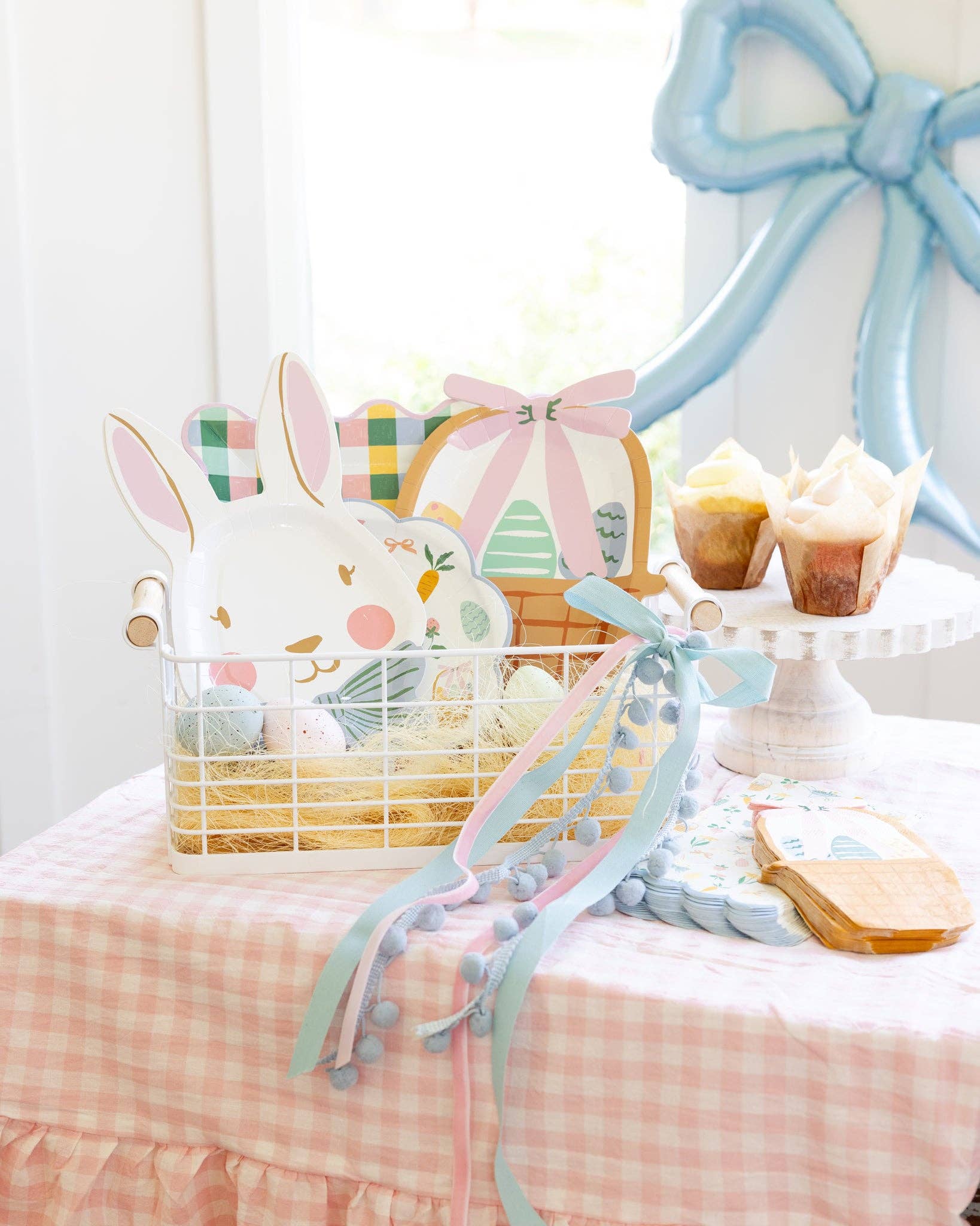 Bunny Face Shaped Plate - 8 PK