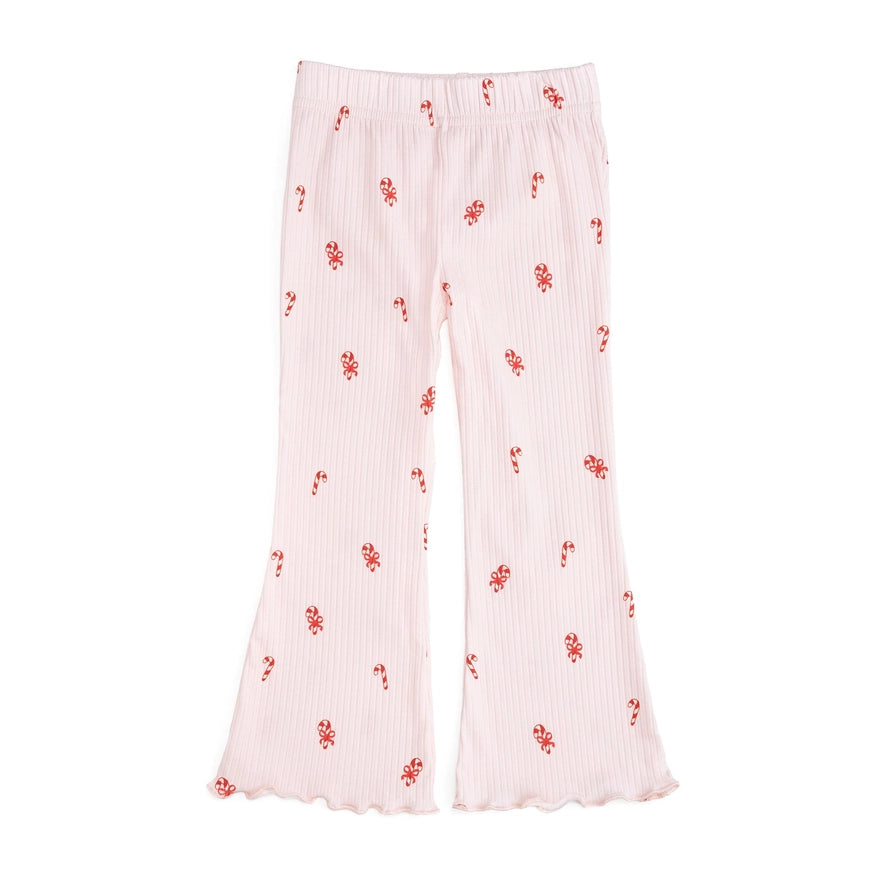 Sweet Wink Flare Legging - Candy Cane