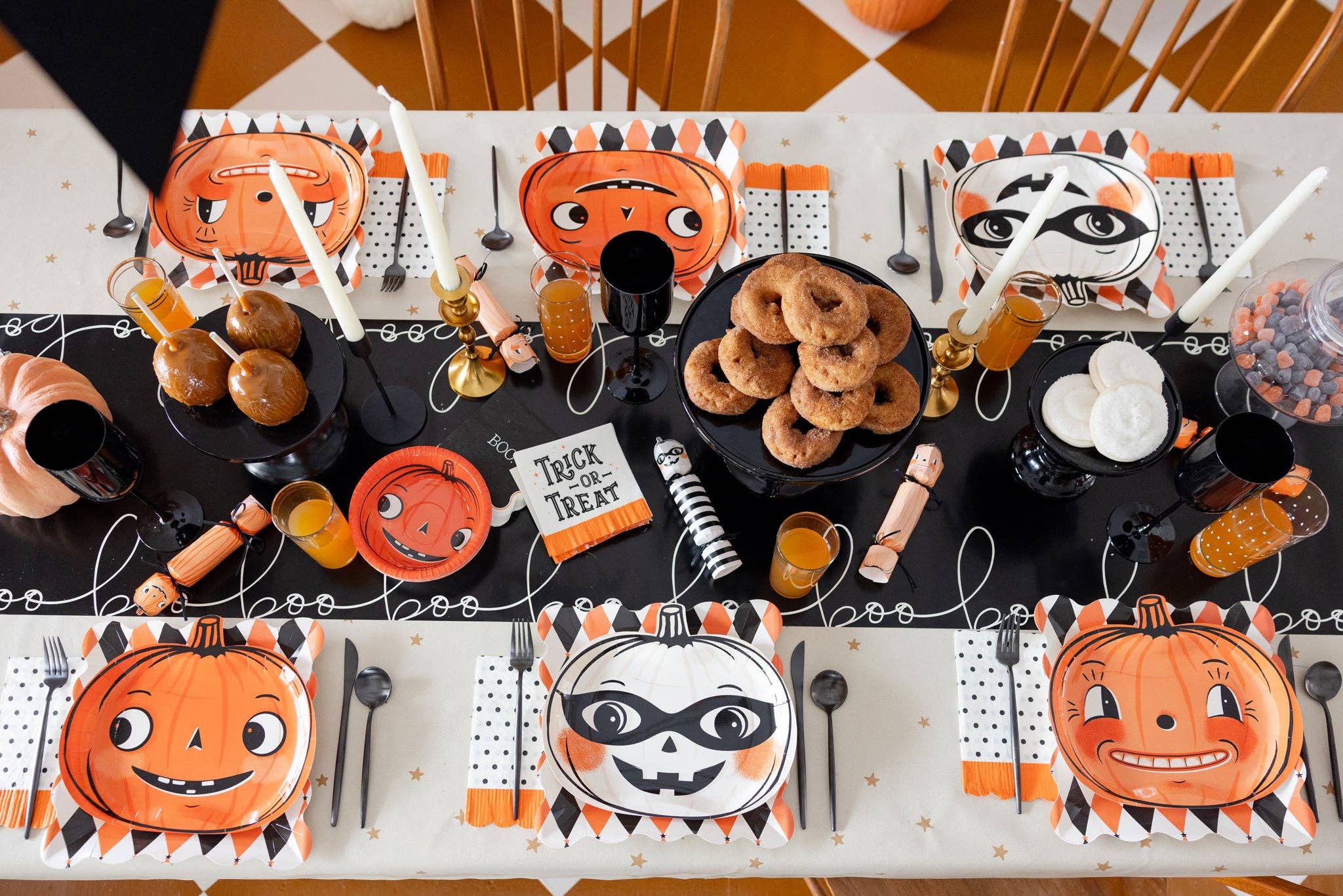 Vintage Trick or Treat Cocktail Napkin - 24 PK