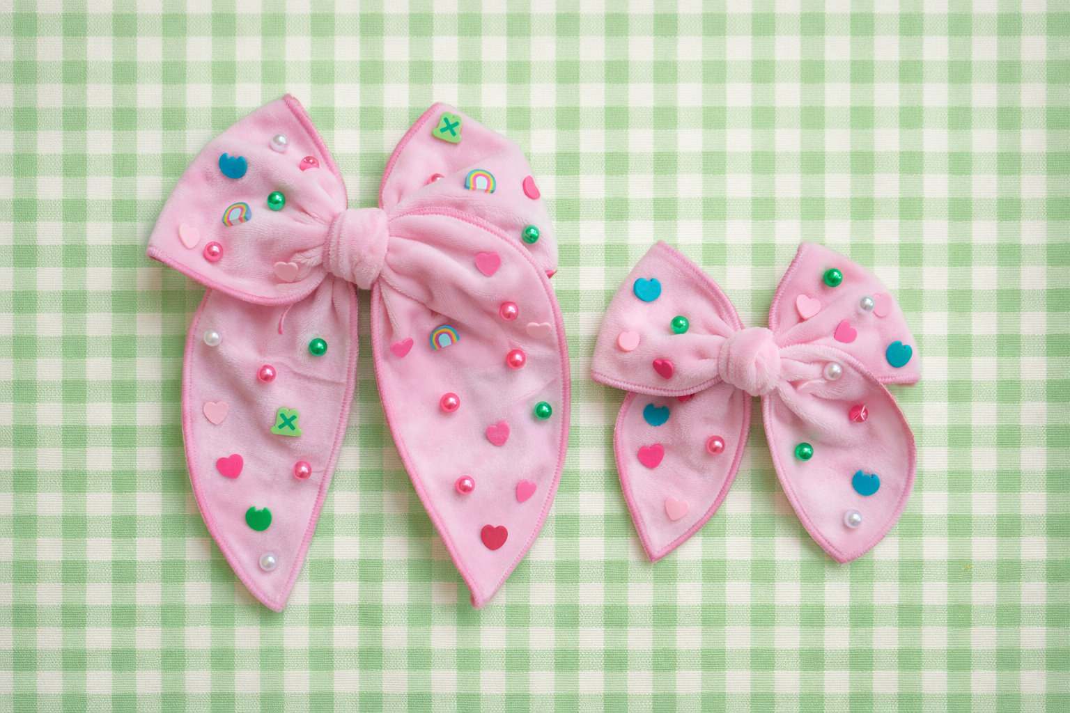 Beaded Hair Bow - Charmed