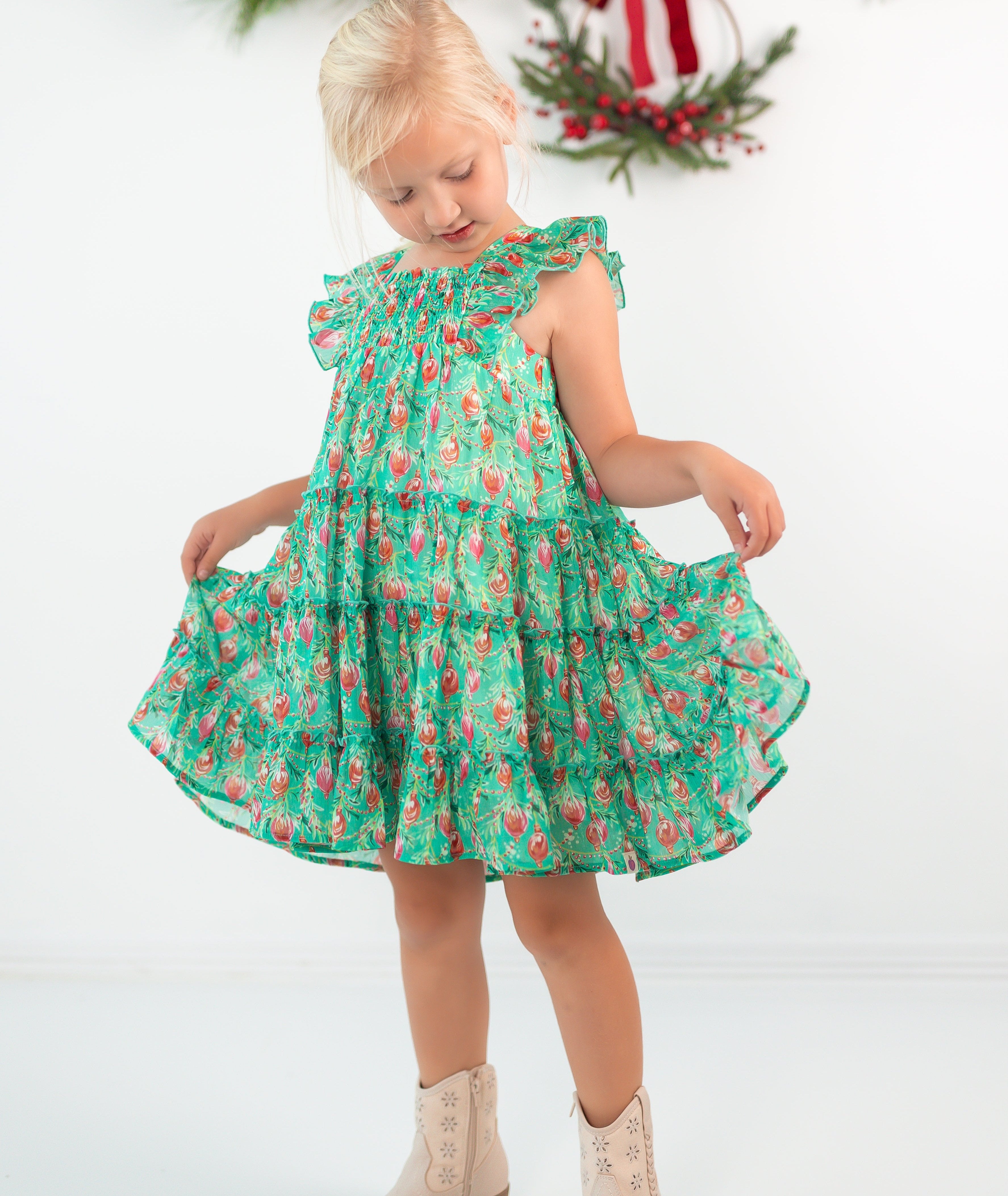 Brielle Dress - Jolly Ornaments (PRE-ORDER)