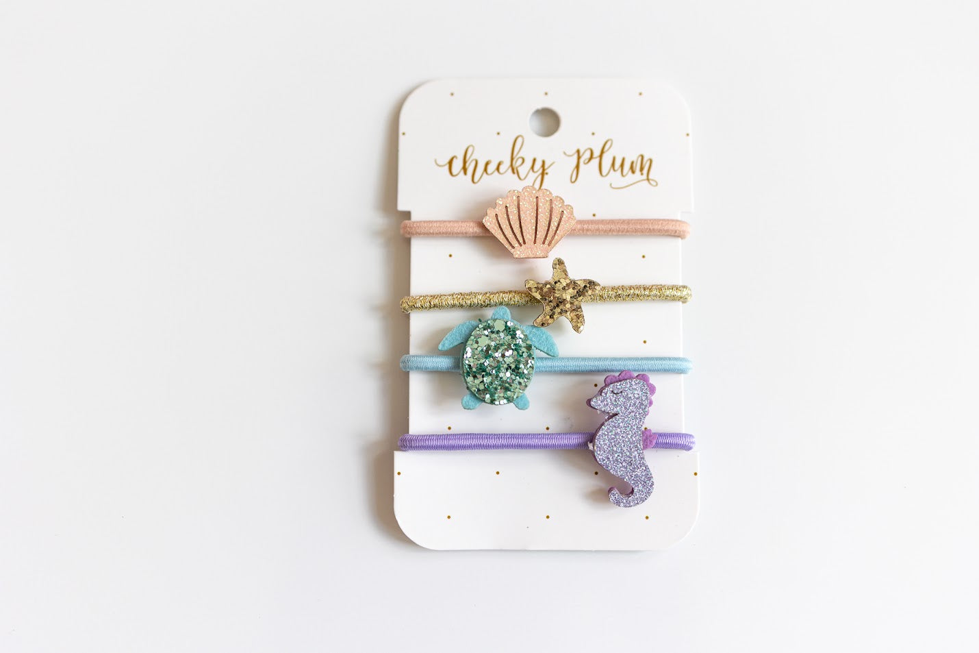 At The Beach Ponytail Holders
