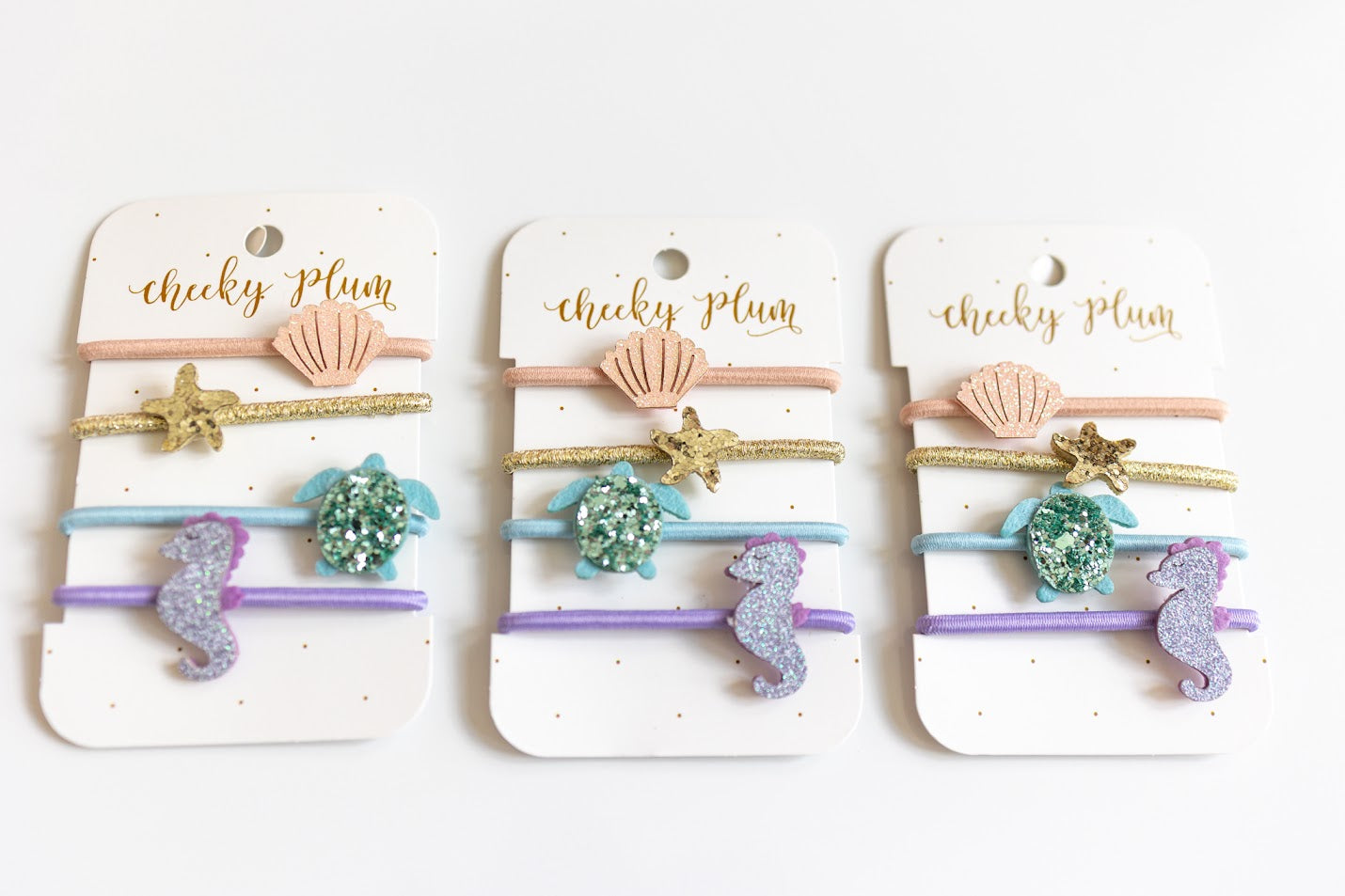 At The Beach Ponytail Holders