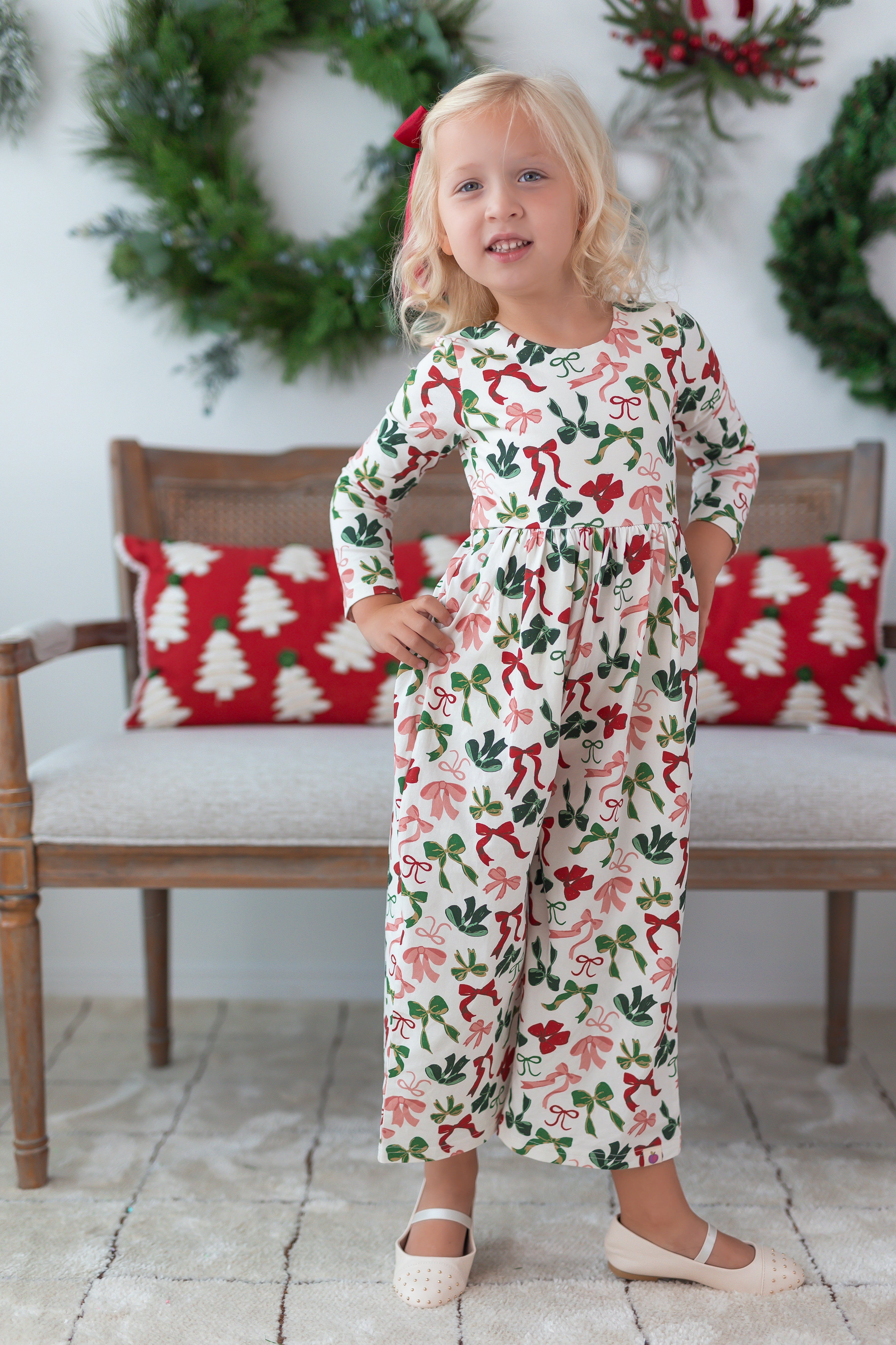 Ivy Romper - Merry Bows