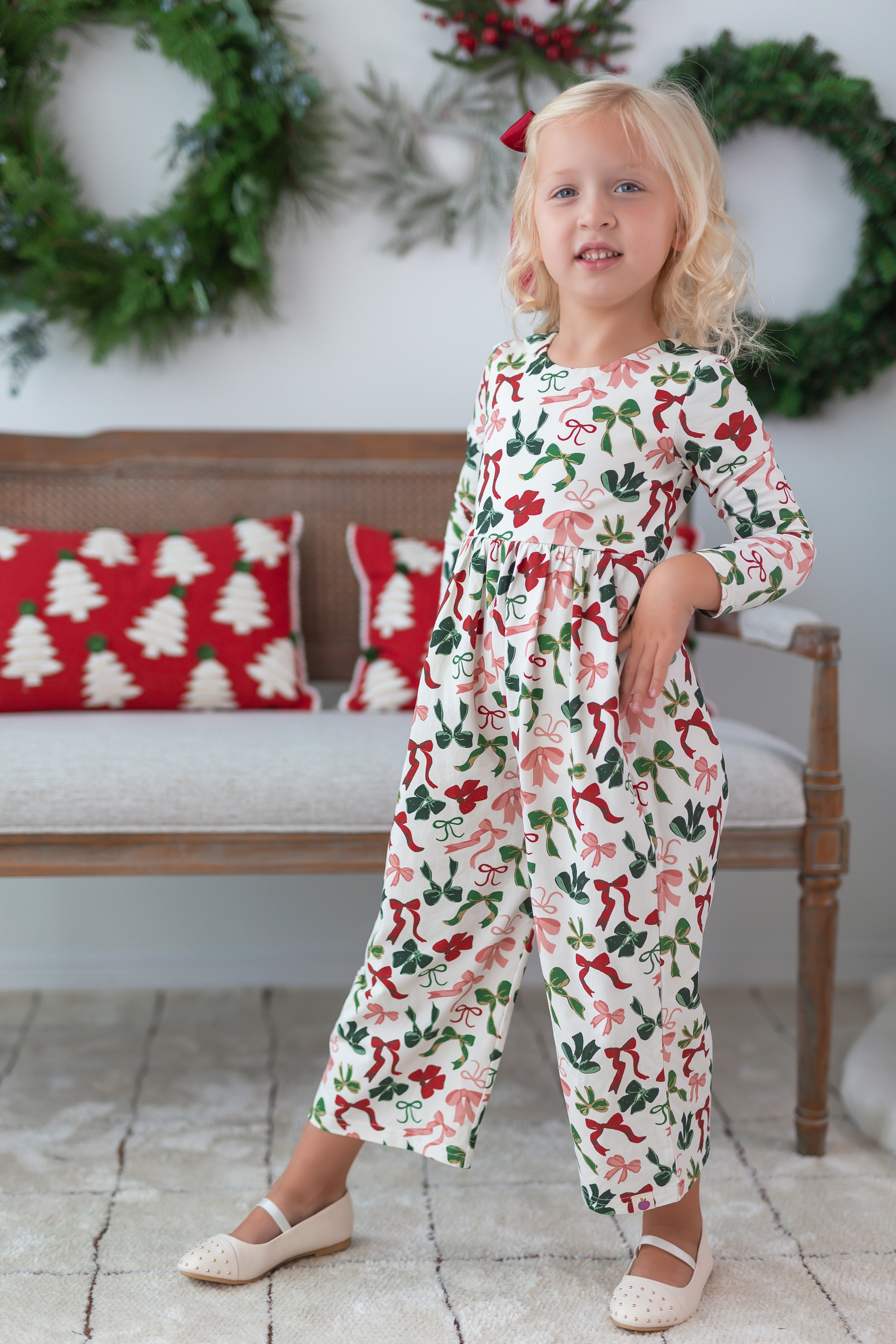 Ivy Romper - Merry Bows