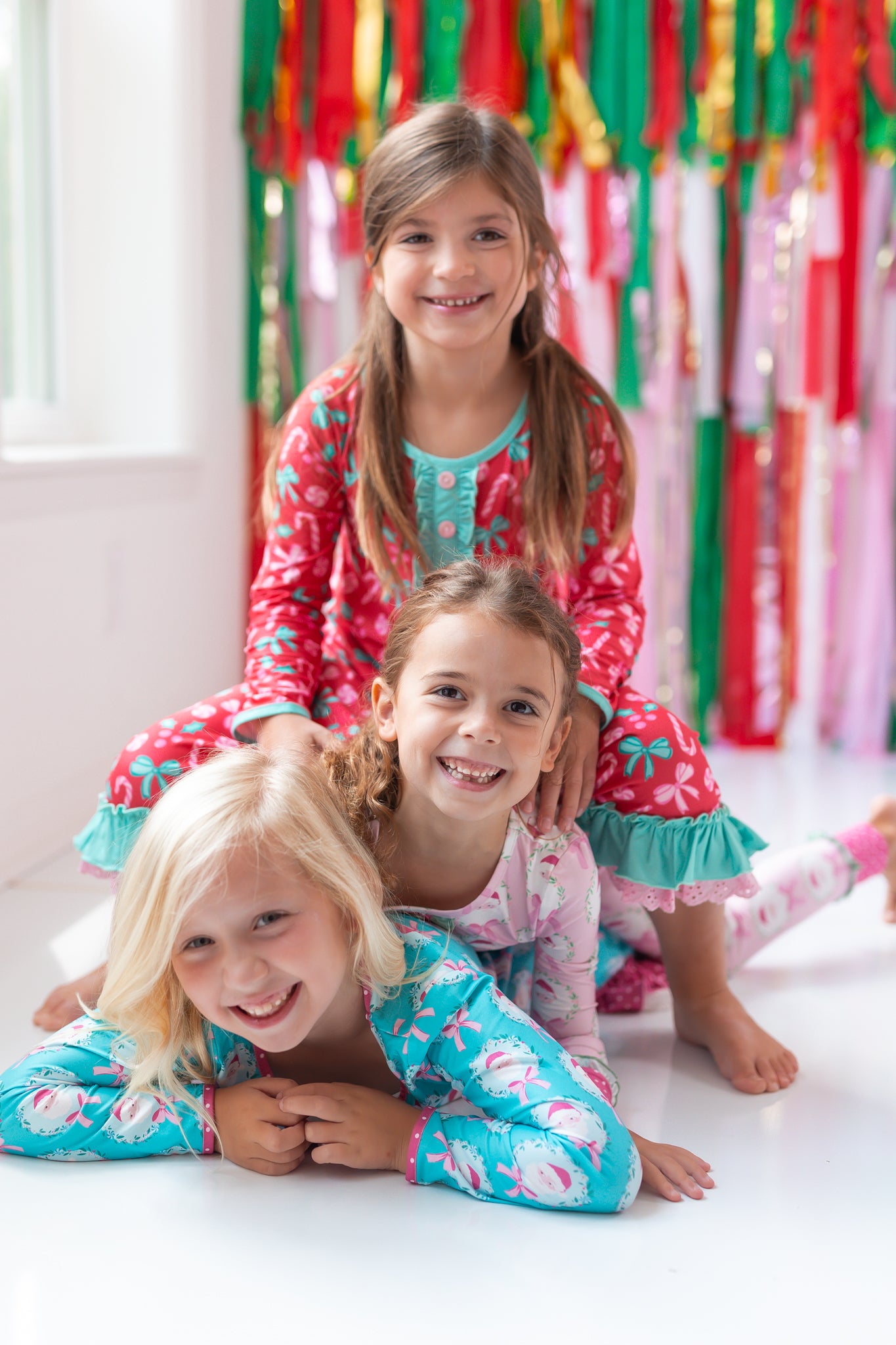 Loungewear Gown - Peppermint Parade