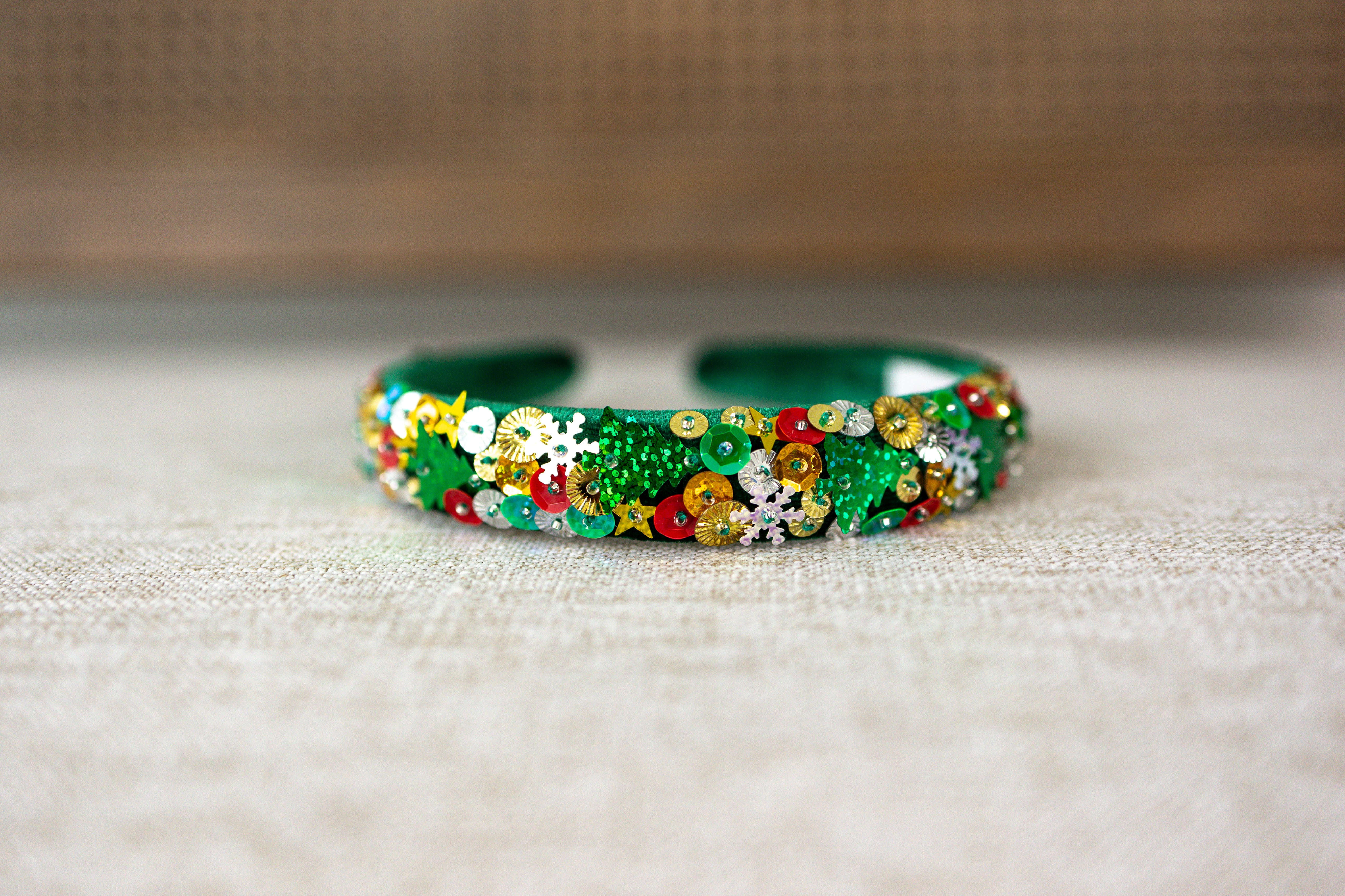 Beaded Headband - Tis the Sequins